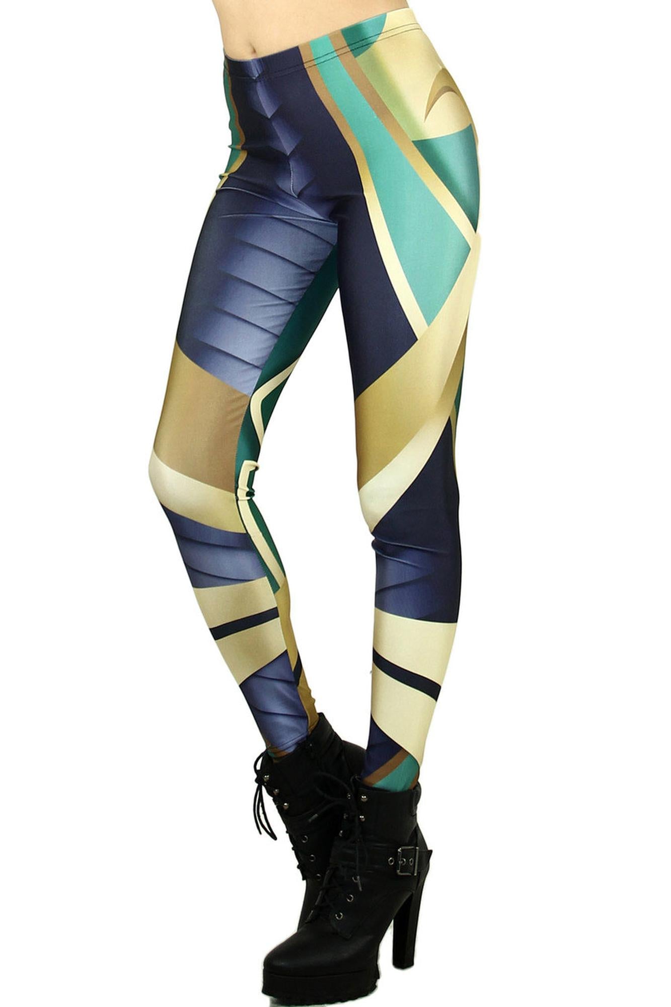Wholesale Graphic Print Natural Armor Leggings