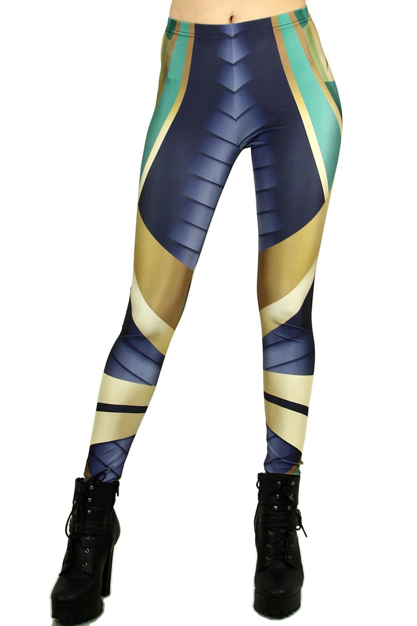 Wholesale Graphic Print Natural Armor Leggings