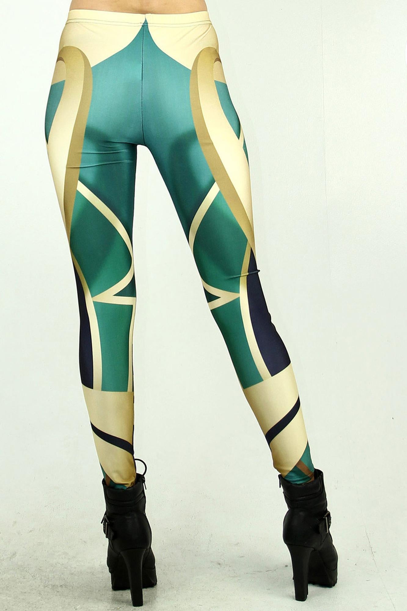 Wholesale Graphic Print Natural Armor Leggings
