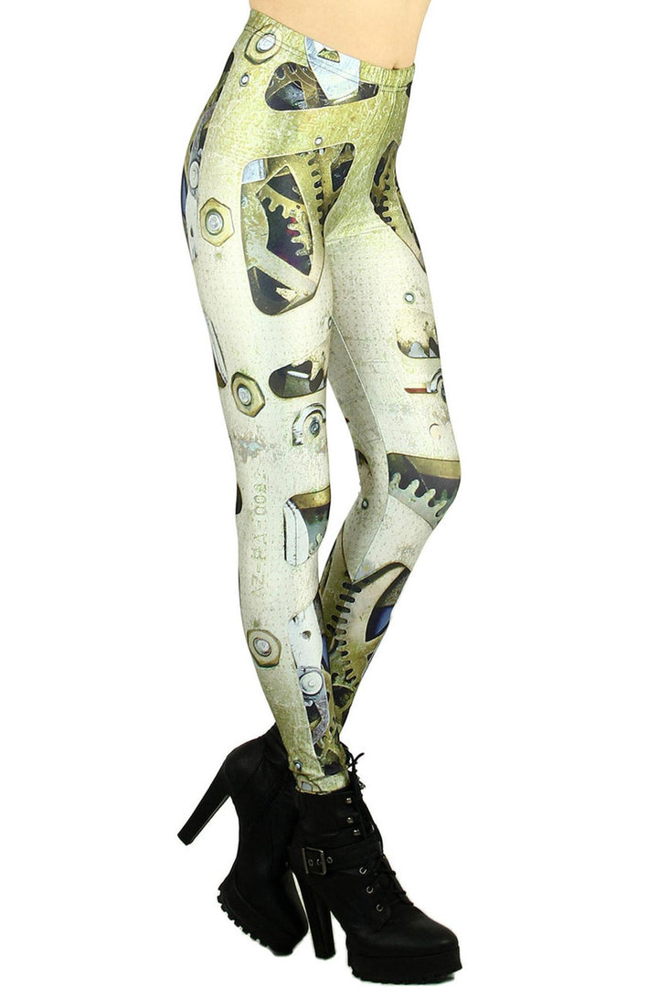 Wholesale Graphic  Mechanical Leggings