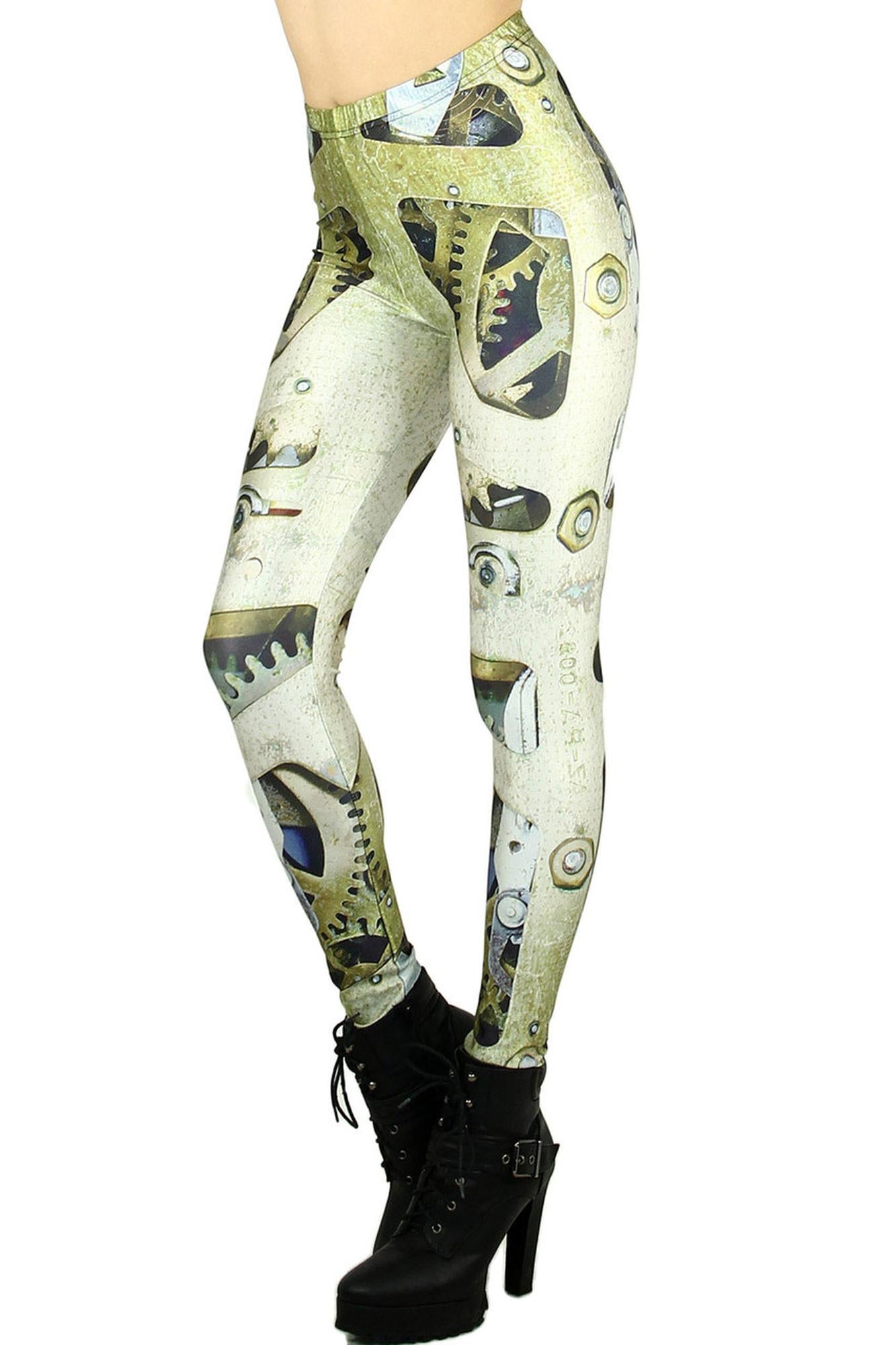 Wholesale Graphic  Mechanical Leggings