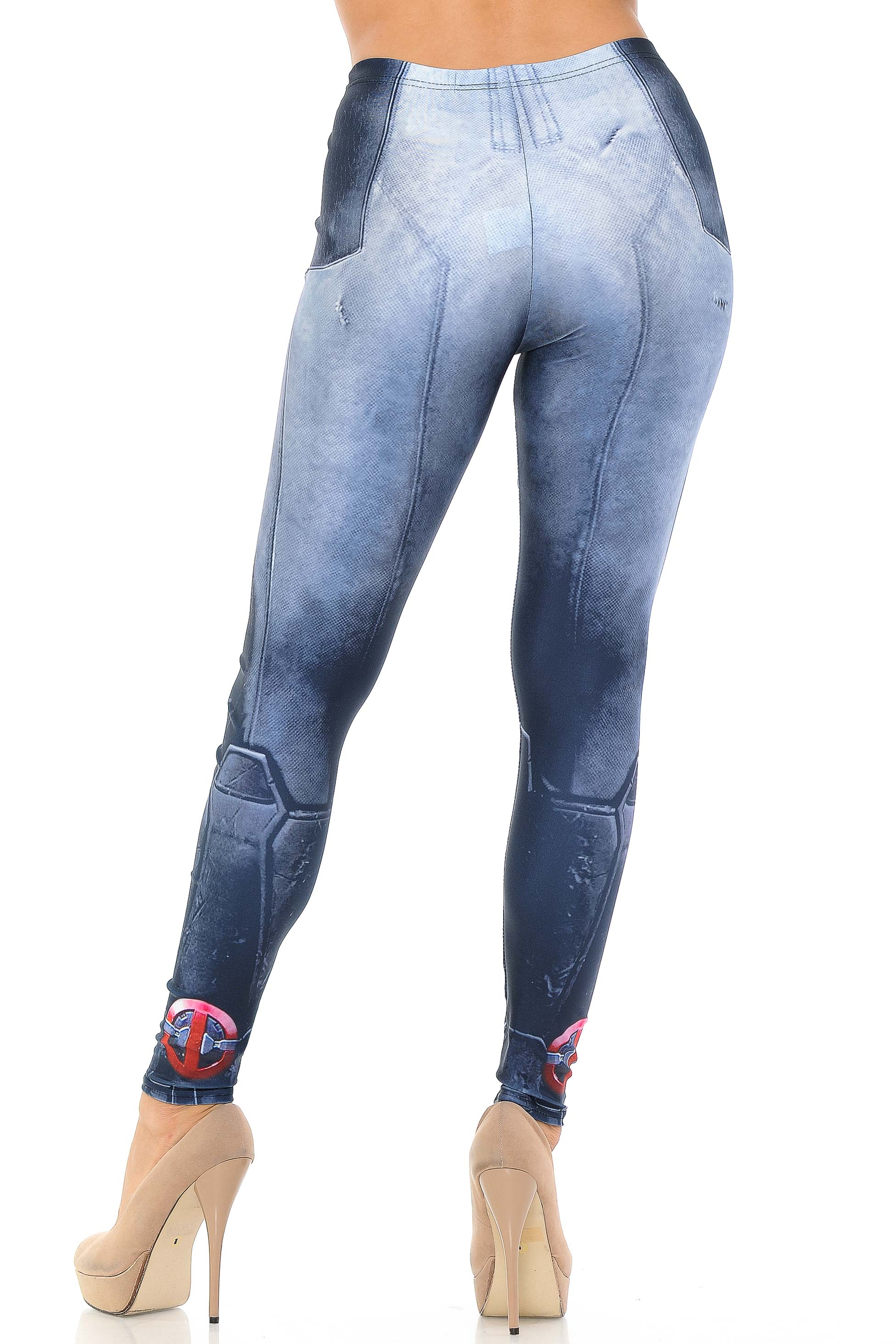 Wholesale Graphic Print Leg Armor Leggings