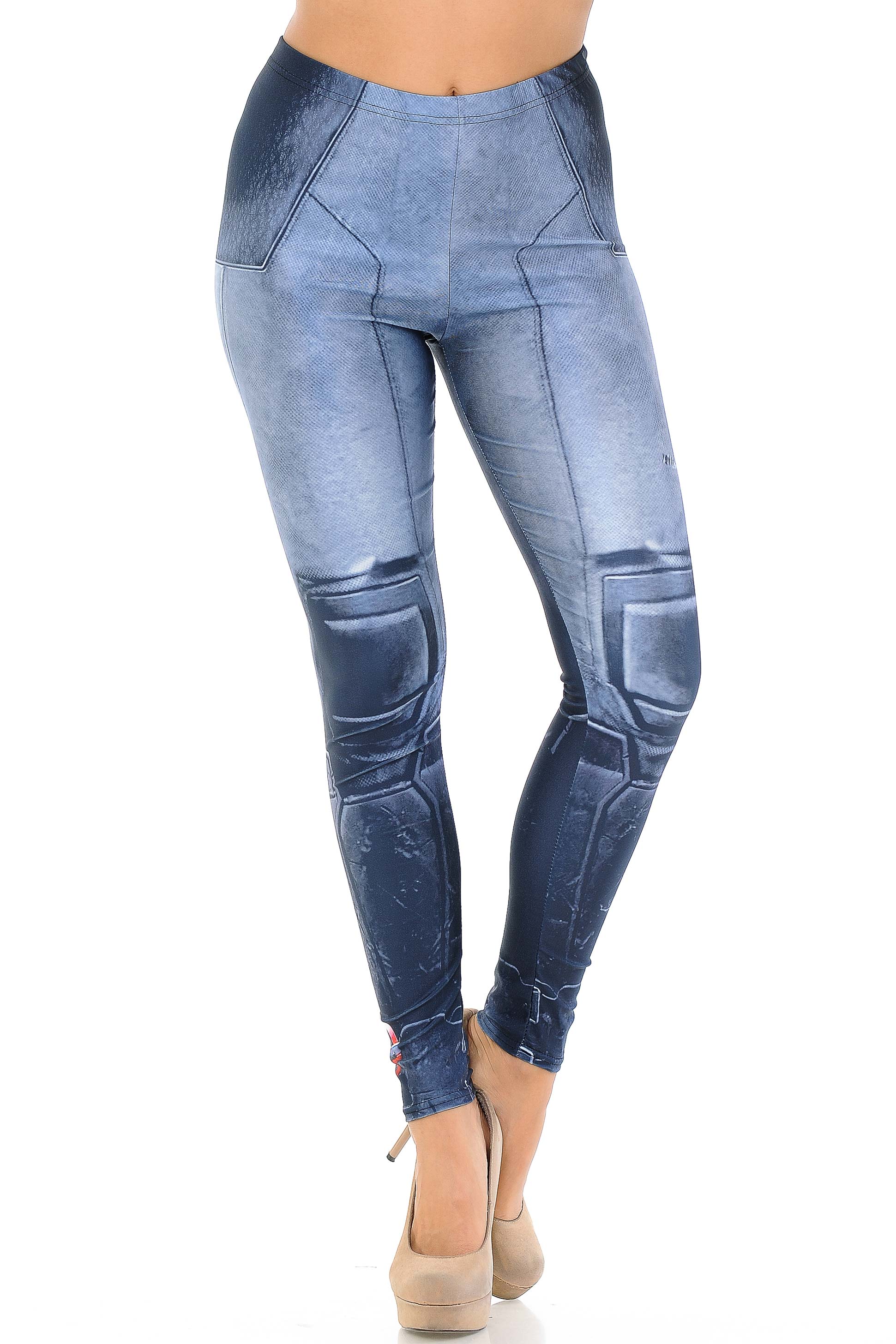 Wholesale Graphic Print Leg Armor Leggings