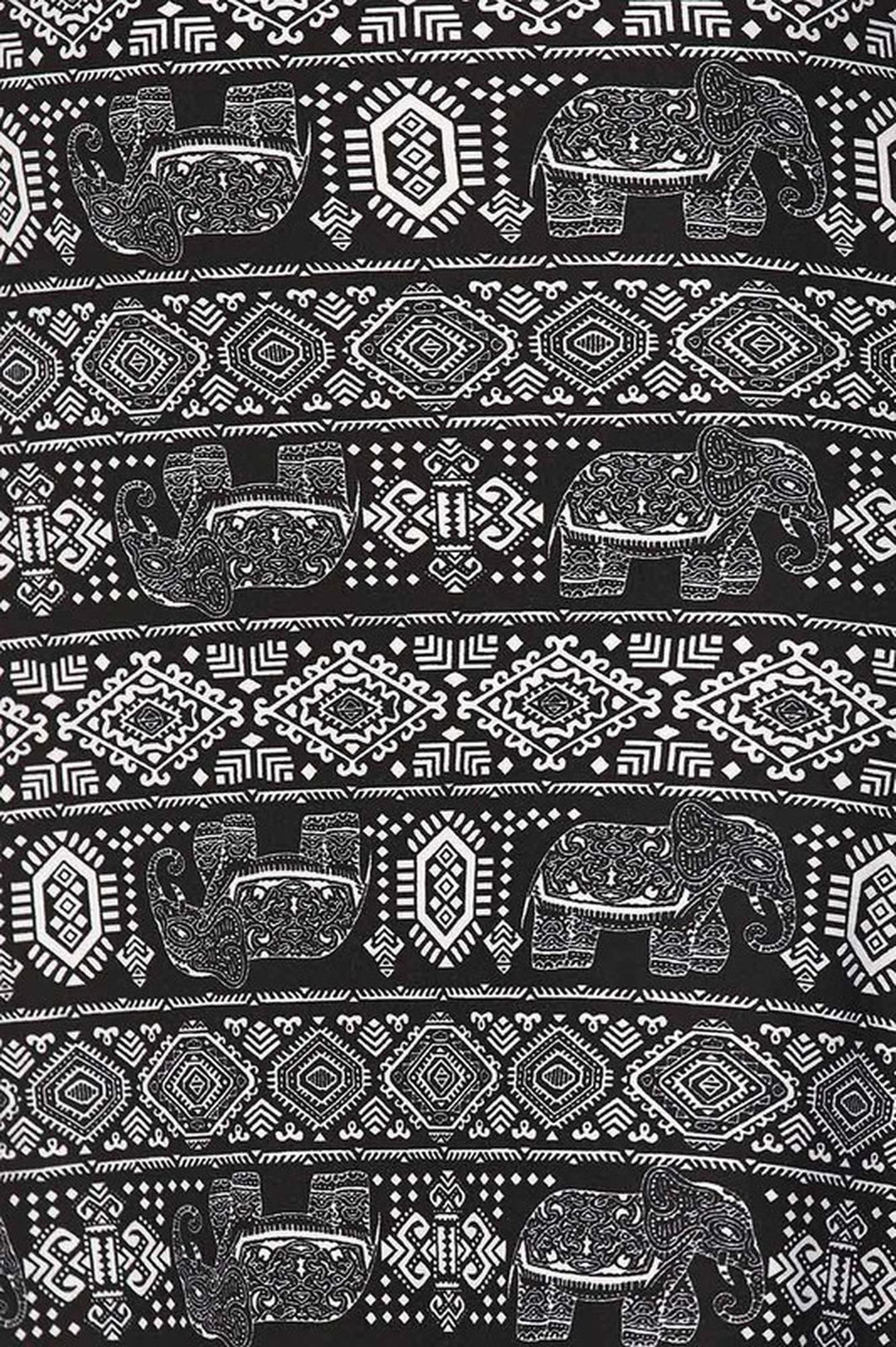 Wholesale Buttery Smooth Tribal Elephant Criss Cross Strap Mini Dress