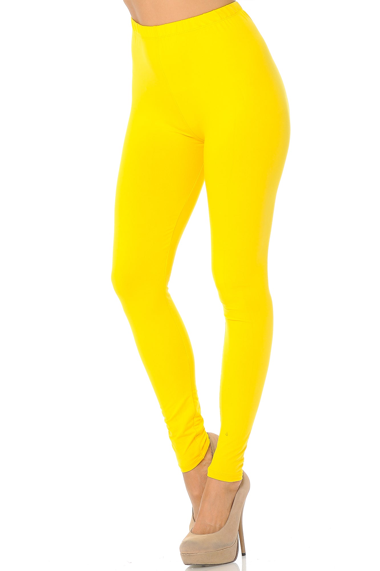 Wholesale Buttery Smooth Basic Solid Leggings - EEVEE