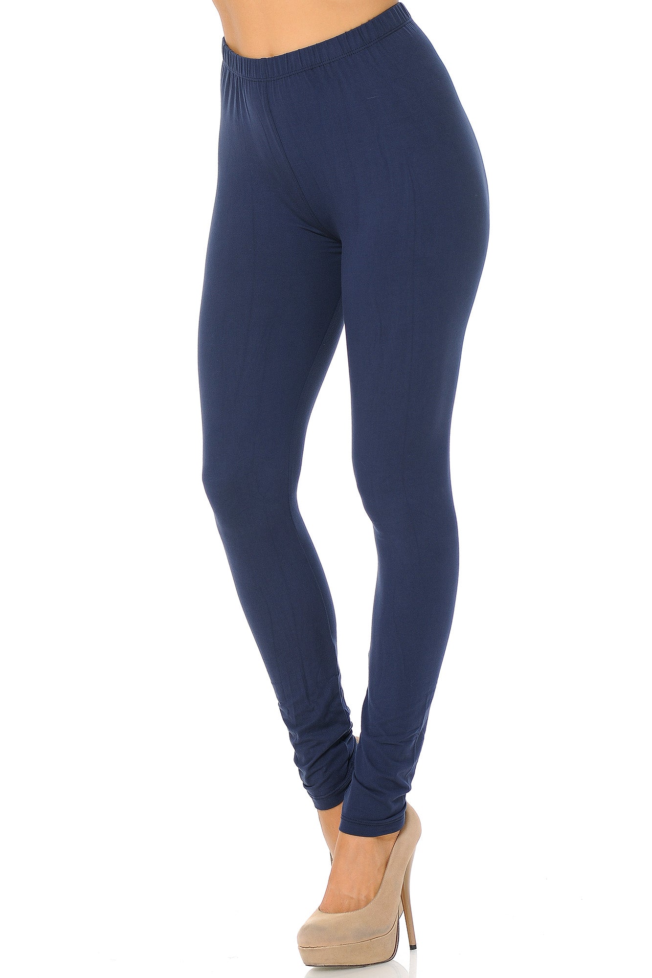 Wholesale Buttery Smooth Basic Solid Leggings - EEVEE