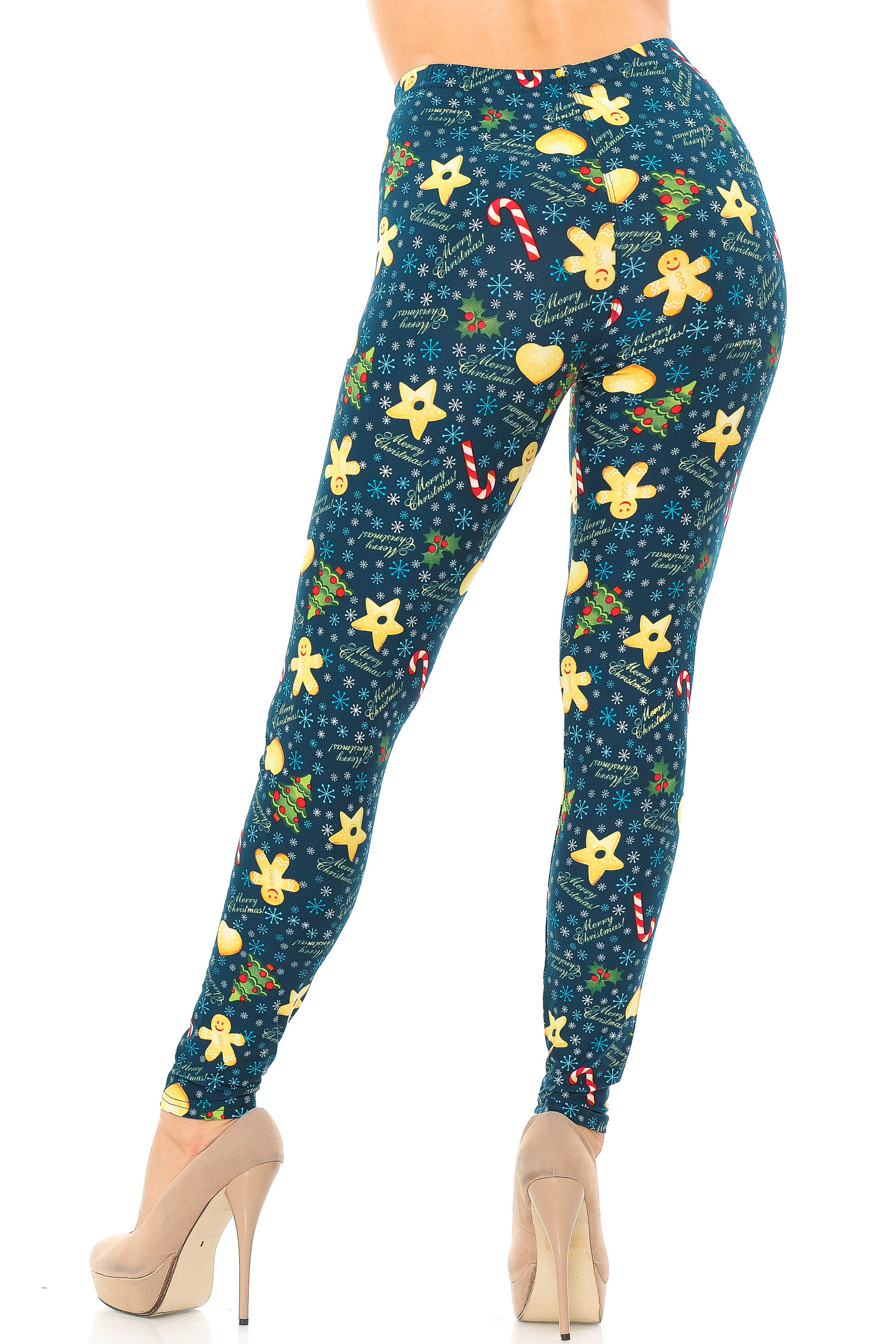 Wholesale Buttery Smooth A Very Merry Christmas Extra Plus Size Leggings - 3X-5X