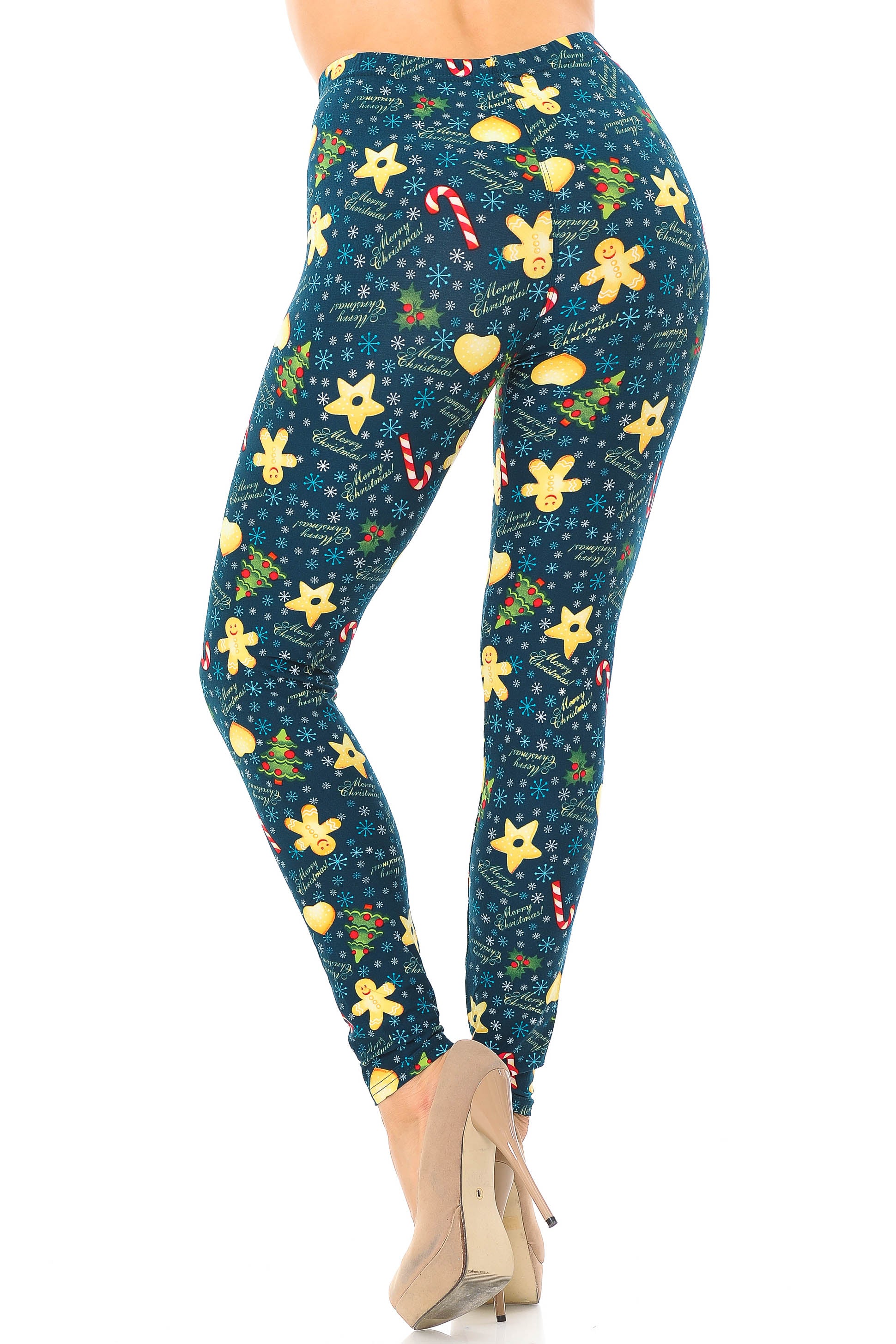 Wholesale Buttery Smooth A Very Merry Christmas Extra Plus Size Leggings - 3X-5X