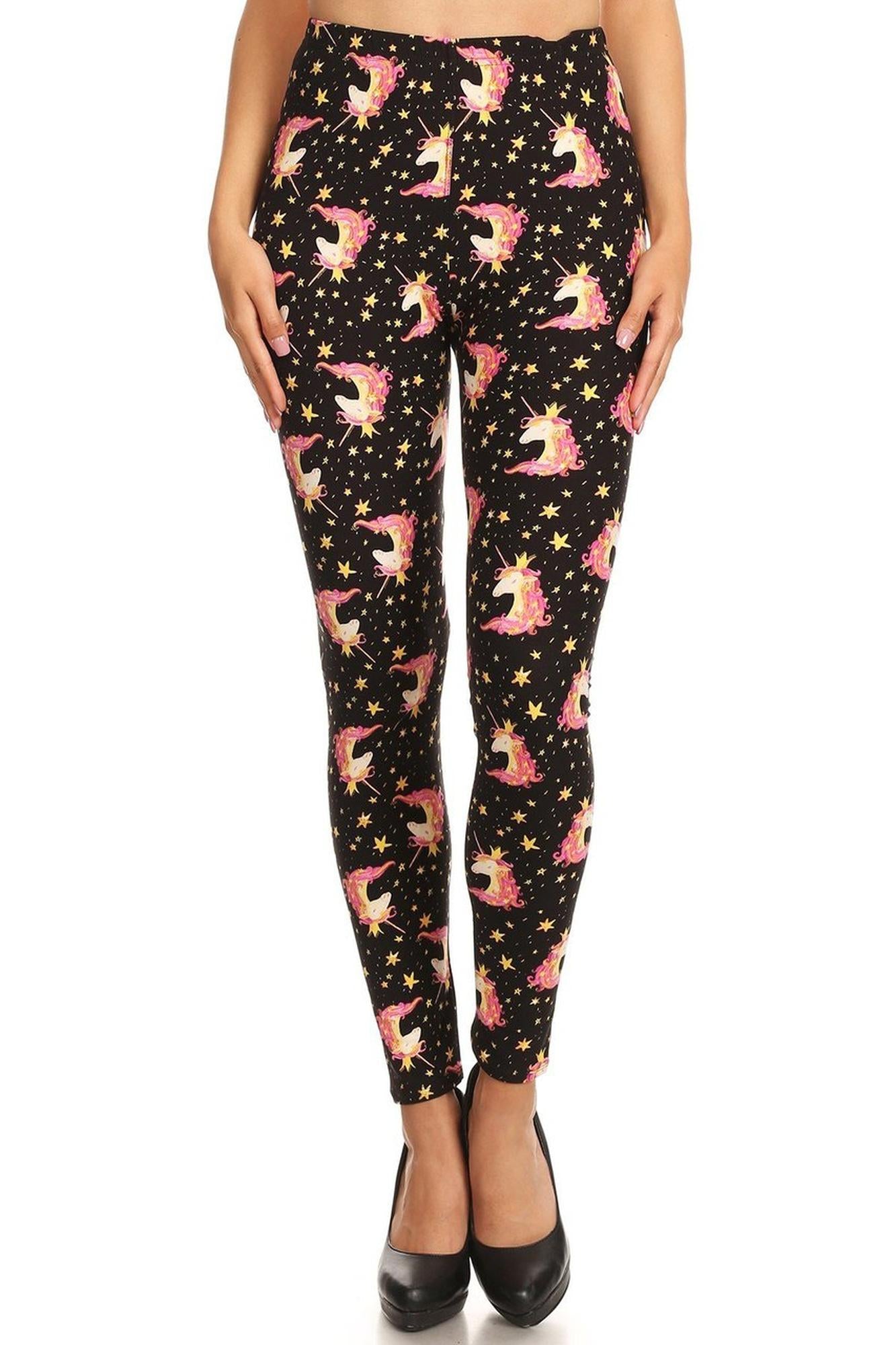 Wholesale Buttery Smooth Twinkle Unicorn Plus Size Leggings - 3X-5X - LIMITED EDITION
