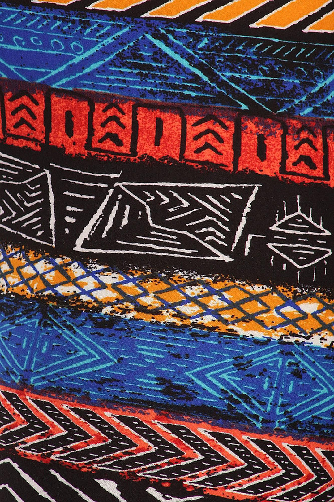 Wholesale Buttery Smooth Tulum Tribal Plus Size Leggings - 3X - 5X