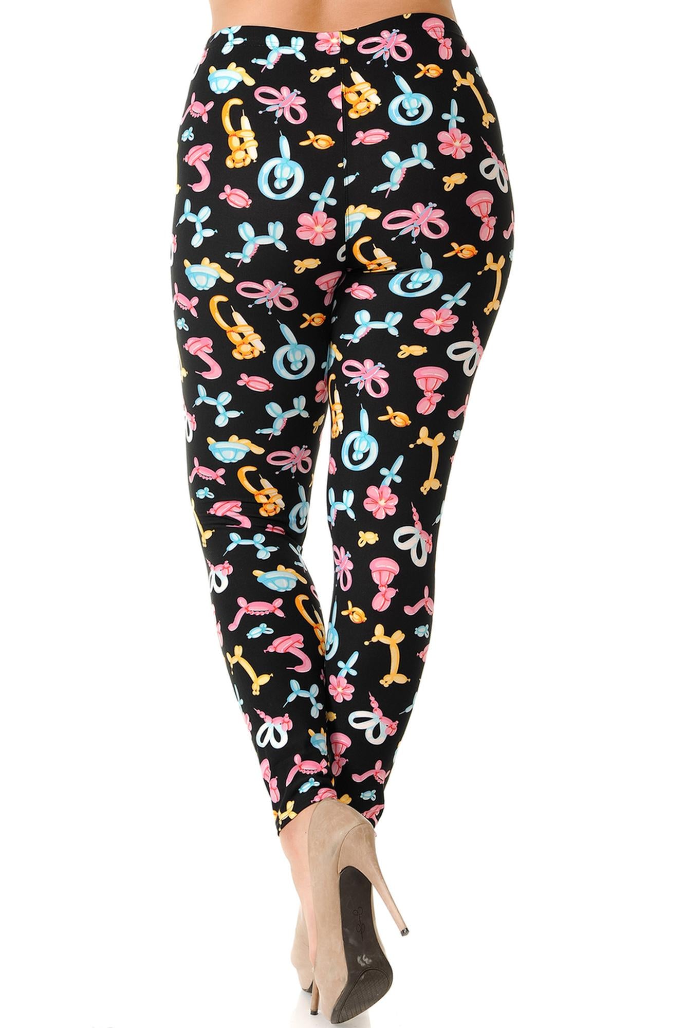 Wholesale Buttery Smooth  Animal Balloon Plus Size Leggings - 3X-5X
