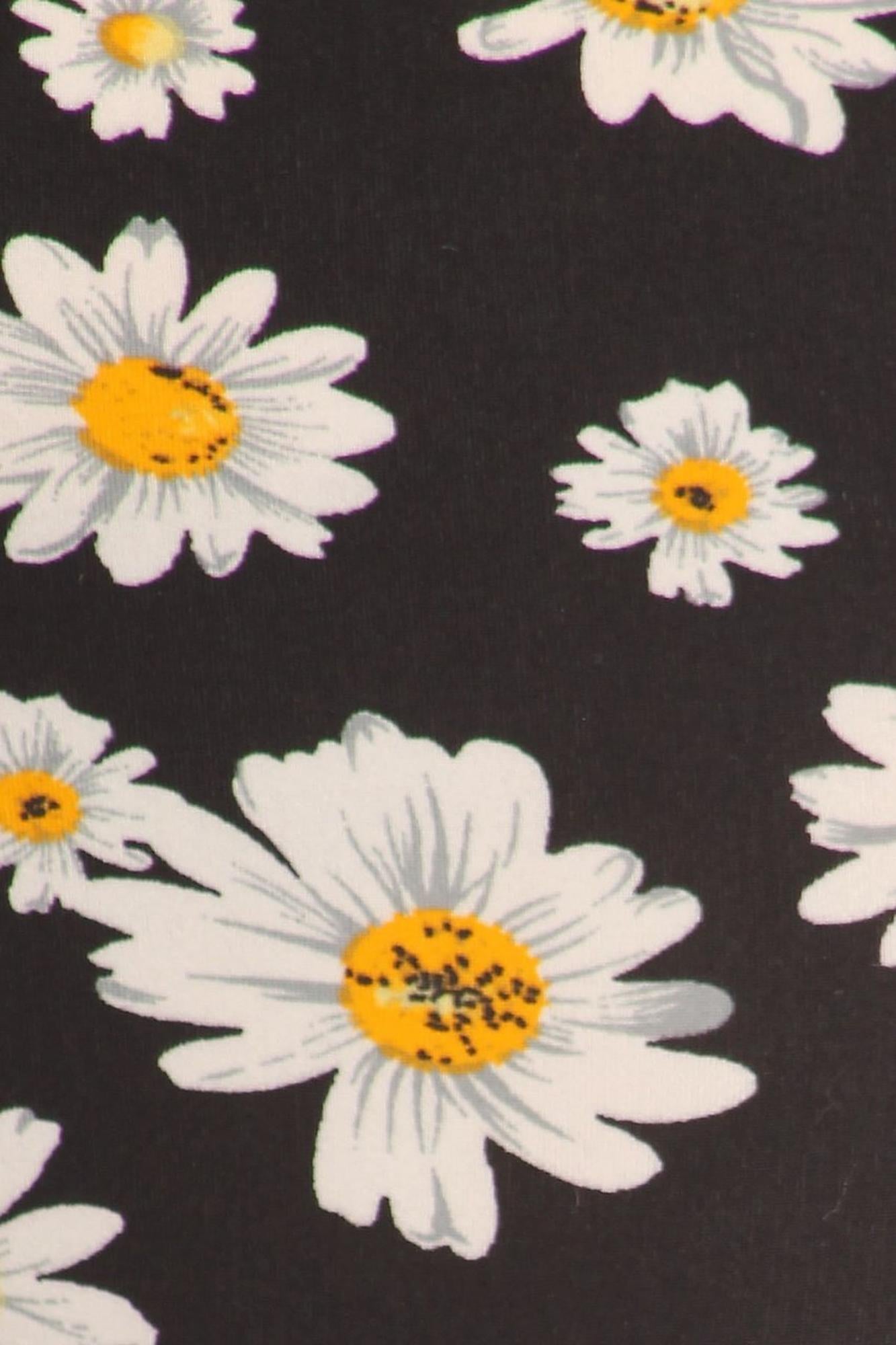 Wholesale Buttery Smooth Daisy Extra Plus Size Leggings - 3X-5X