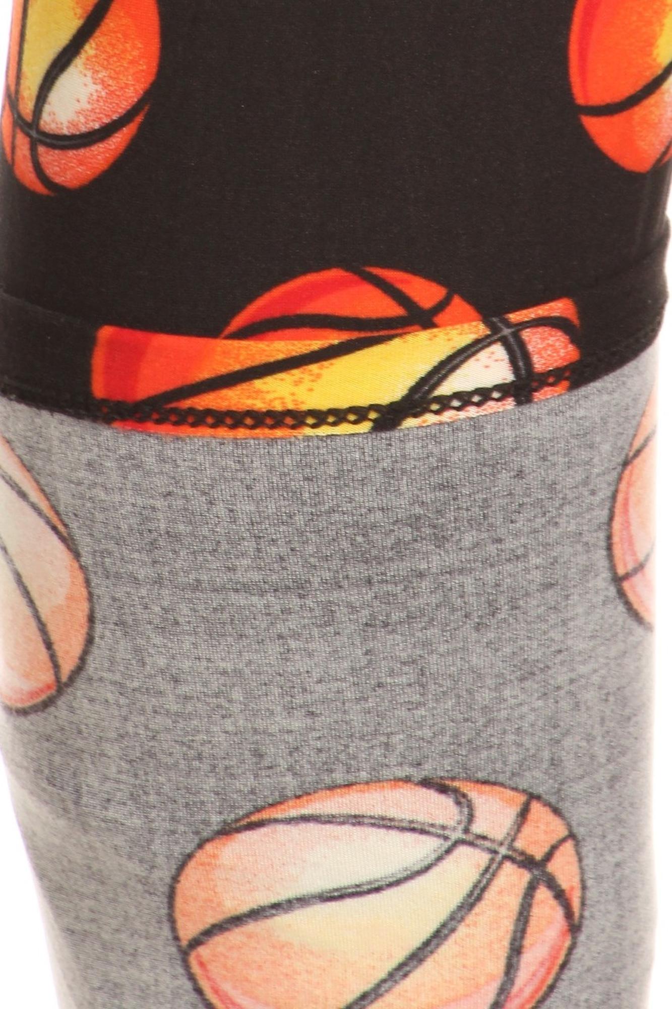 Wholesale Buttery Smooth Basketball Plus Size Leggings - 3X-5X