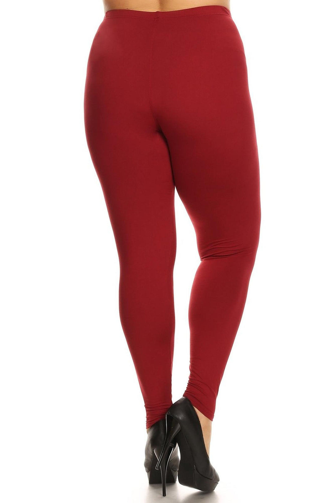 Wholesale Buttery Smooth Basic Solid Extra Plus Size Leggings - 3X-5X - New Mix
