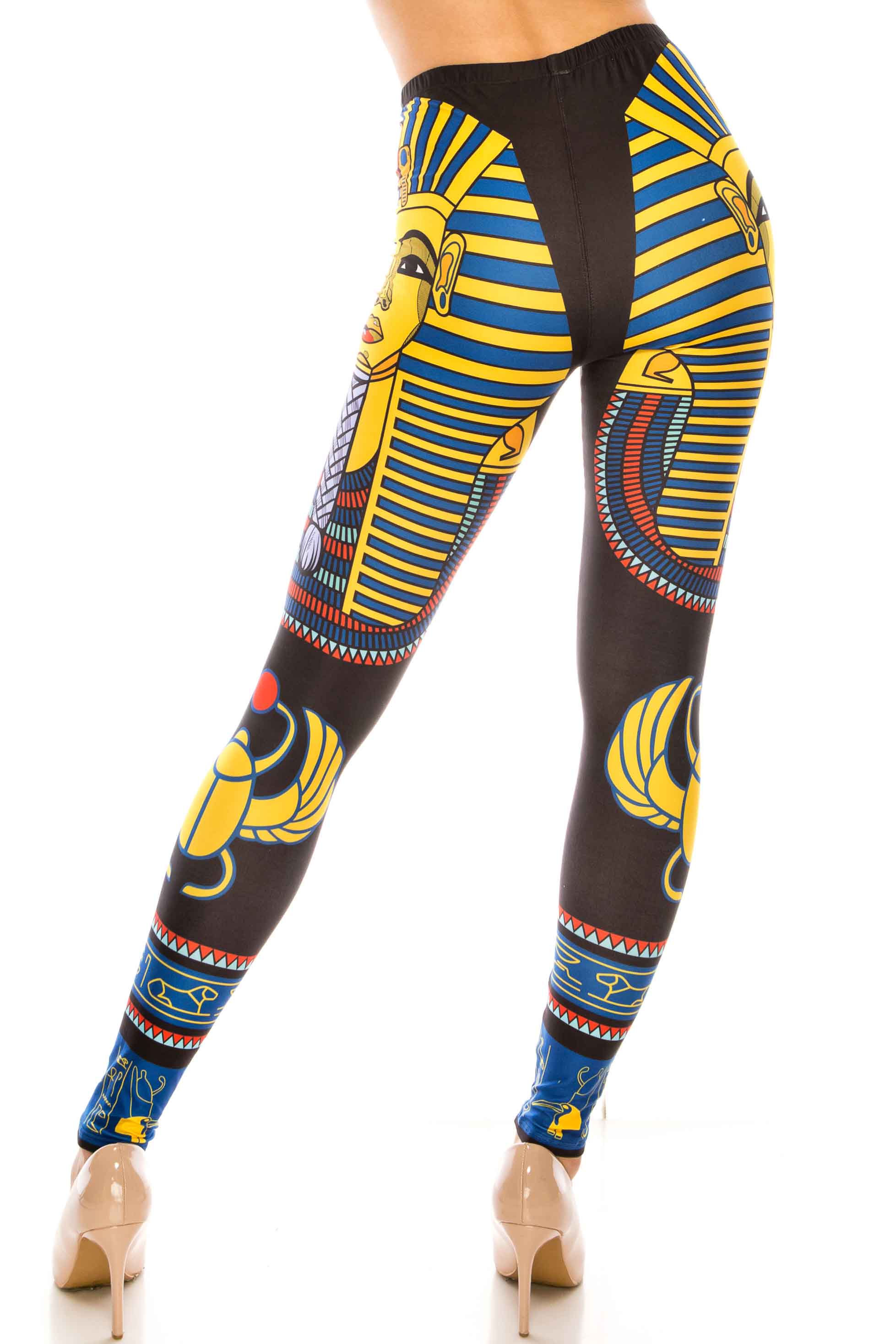 Wholesale Creamy Soft King Tut Extra Plus Size Leggings - 3X-5X - USA Fashion