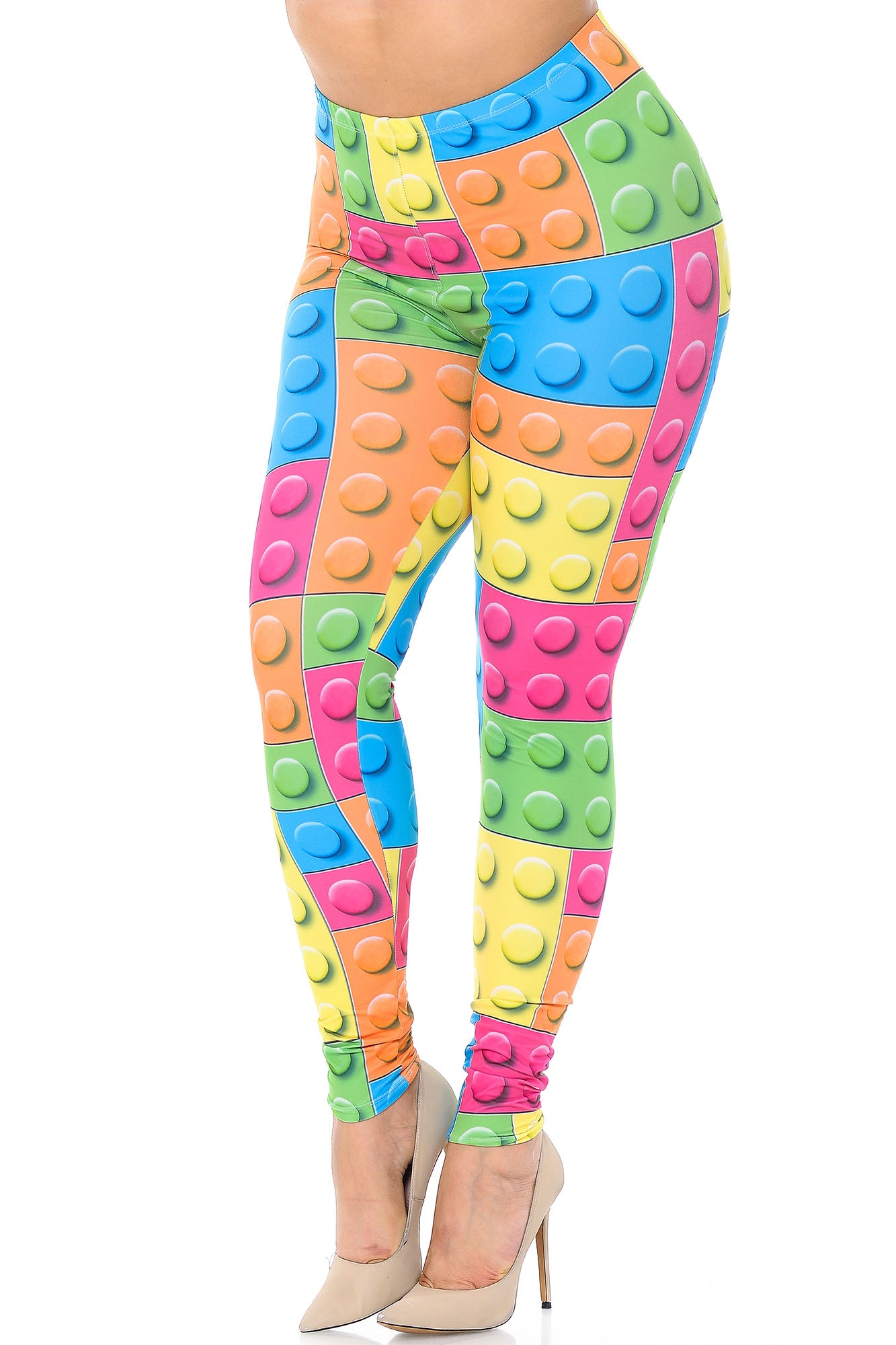 Wholesale Creamy Soft Lego Extra Plus Size Leggings - 3X-5X - USA Fashion