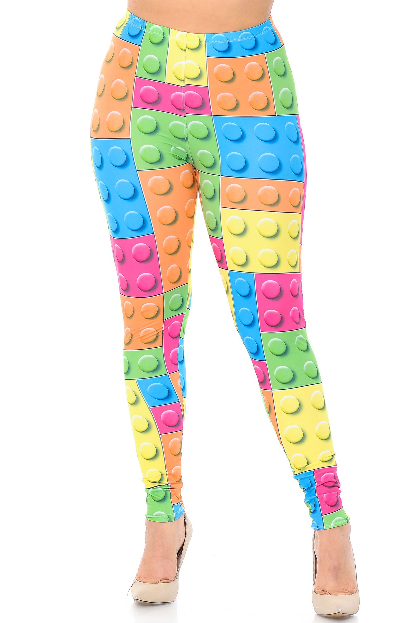 Wholesale Creamy Soft Lego Extra Plus Size Leggings - 3X-5X - USA Fashion