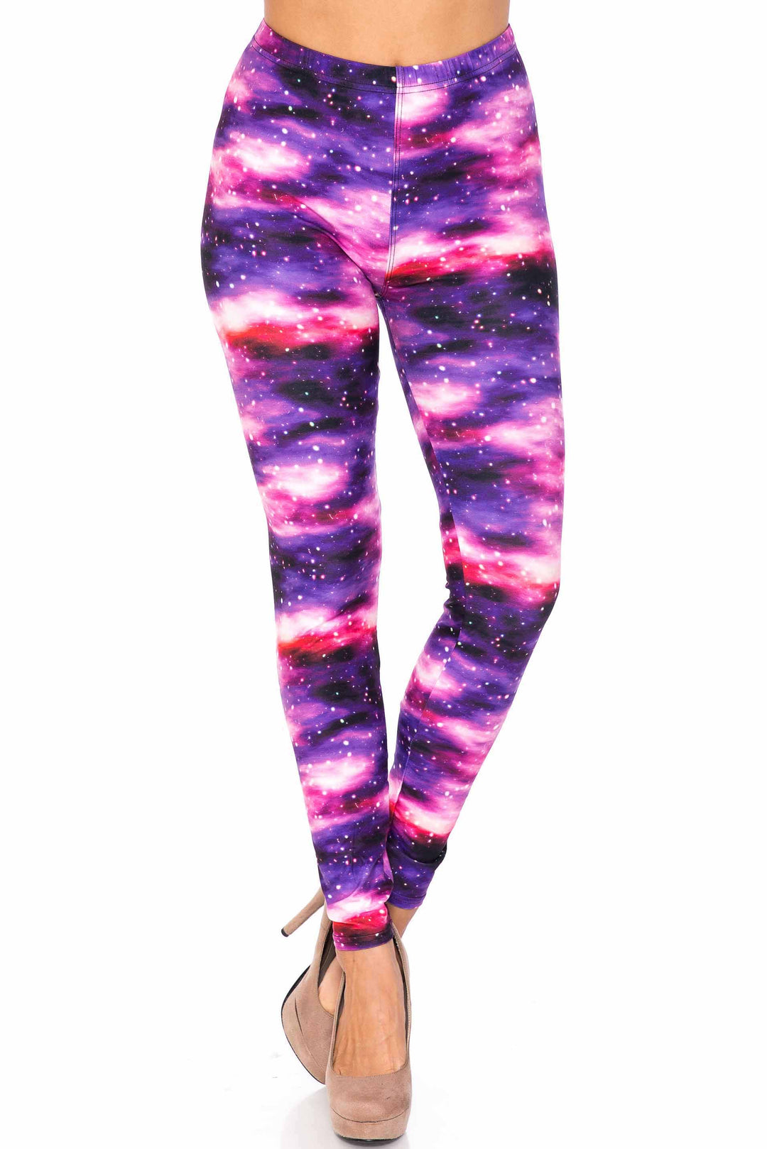 Wholesale Creamy Soft Purple Mist Extra Plus Size Leggings - 3X-5X - USA Fashion
