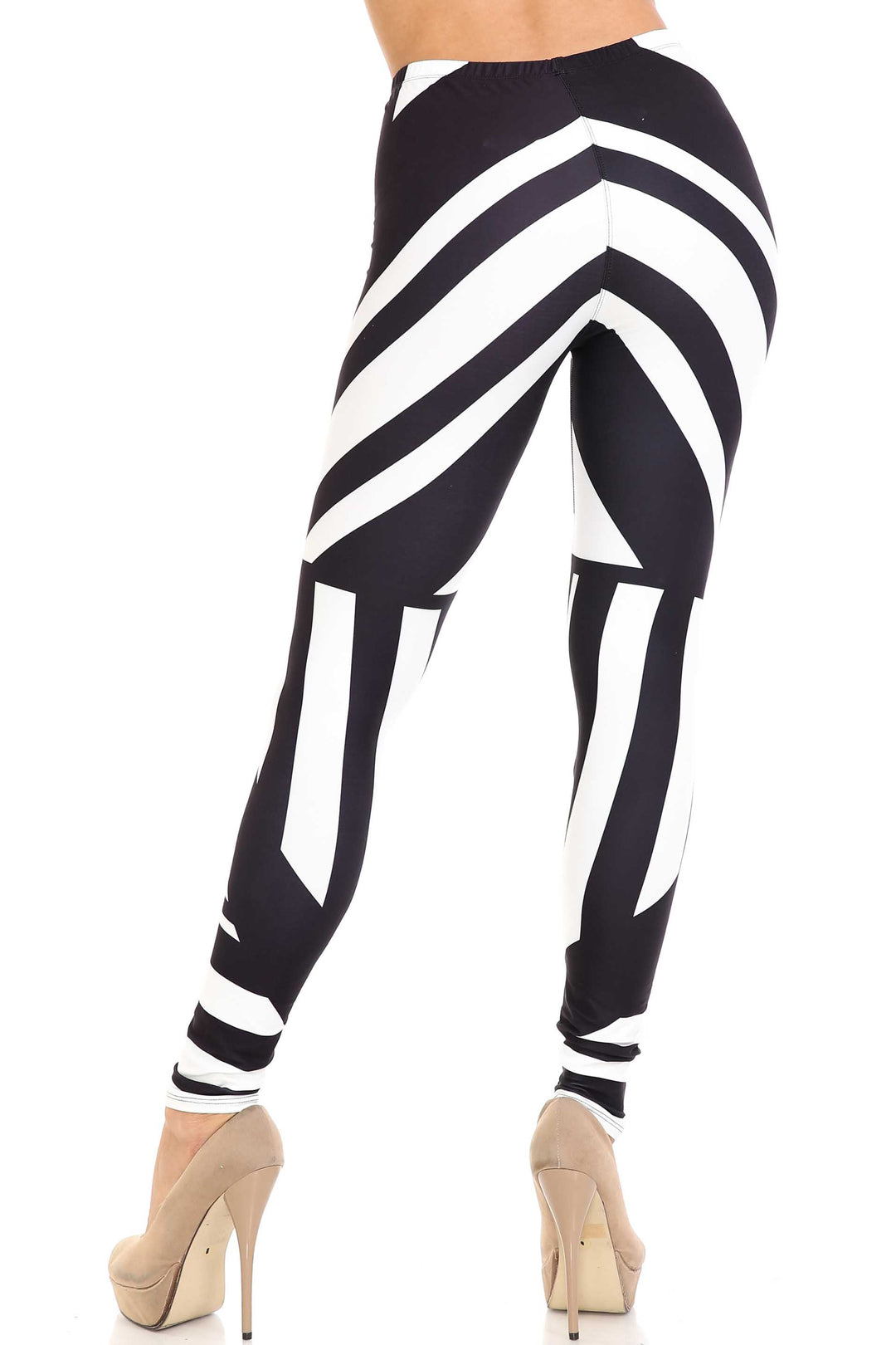 Wholesale Creamy Soft Body Flatter Lines Extra Plus Size Leggings - 3X-5X - USA Fashion
