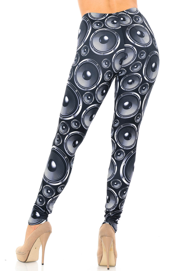Wholesale Creamy Soft Speaker Extra Plus Size Leggings - 3X-5X - USA Fashion