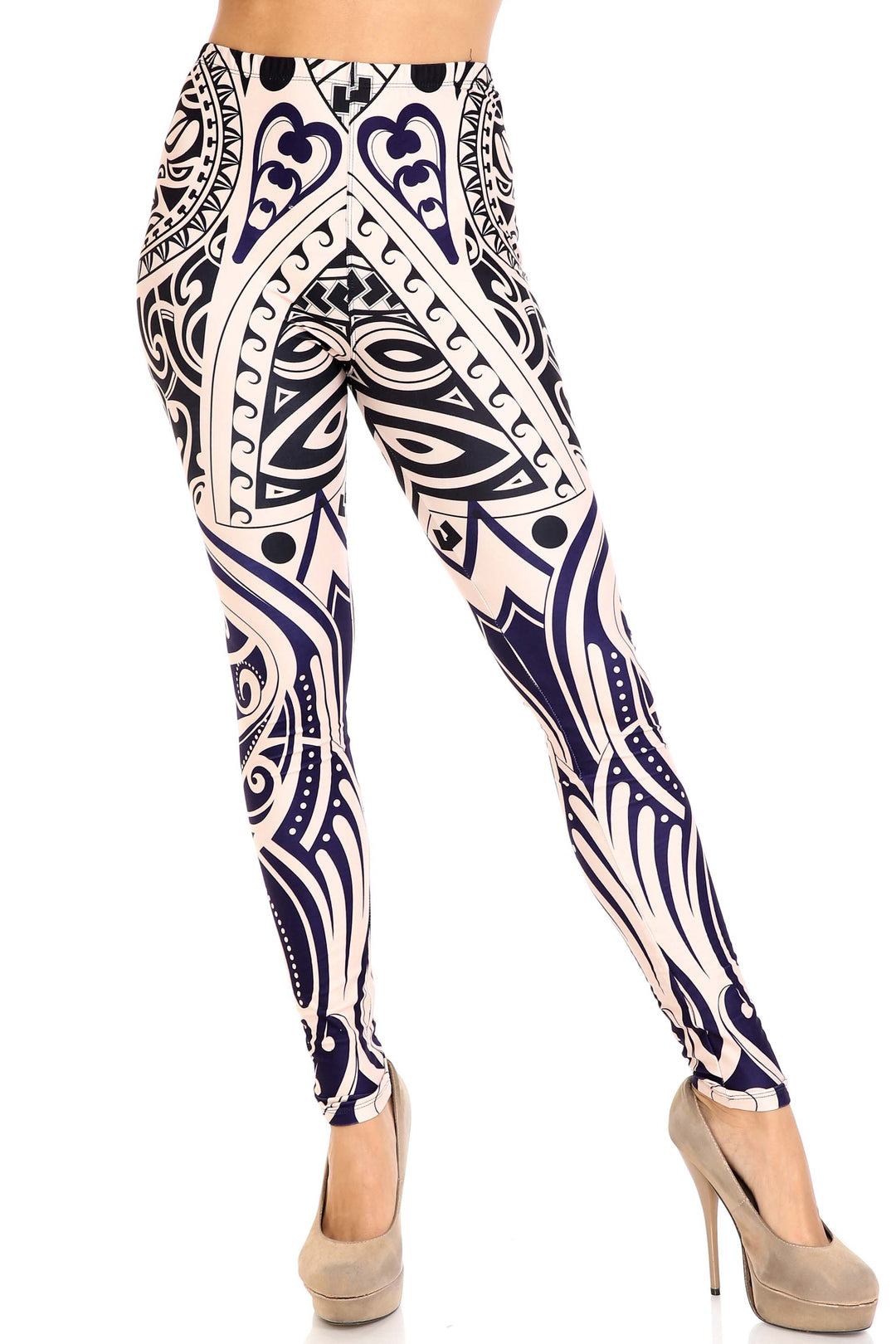 Wholesale Creamy Soft Valhalla Extra Plus Size Leggings - 3X-5X - USA Fashion