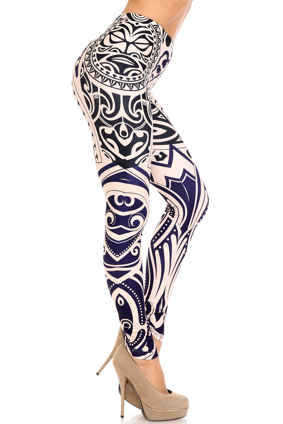 Wholesale Creamy Soft Valhalla Extra Plus Size Leggings - 3X-5X - USA Fashion