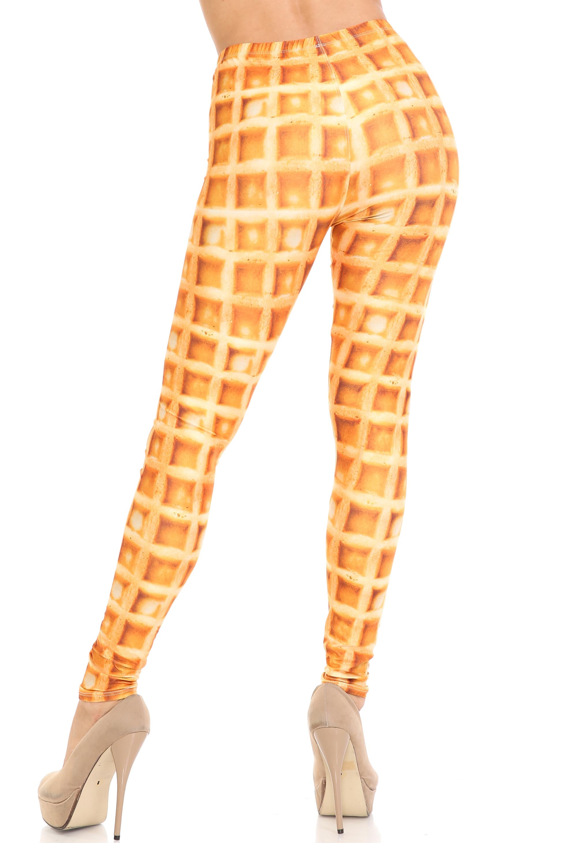 Wholesale Creamy Soft Waffle Extra Plus Size Leggings - 3X-5X - By USA Fashion