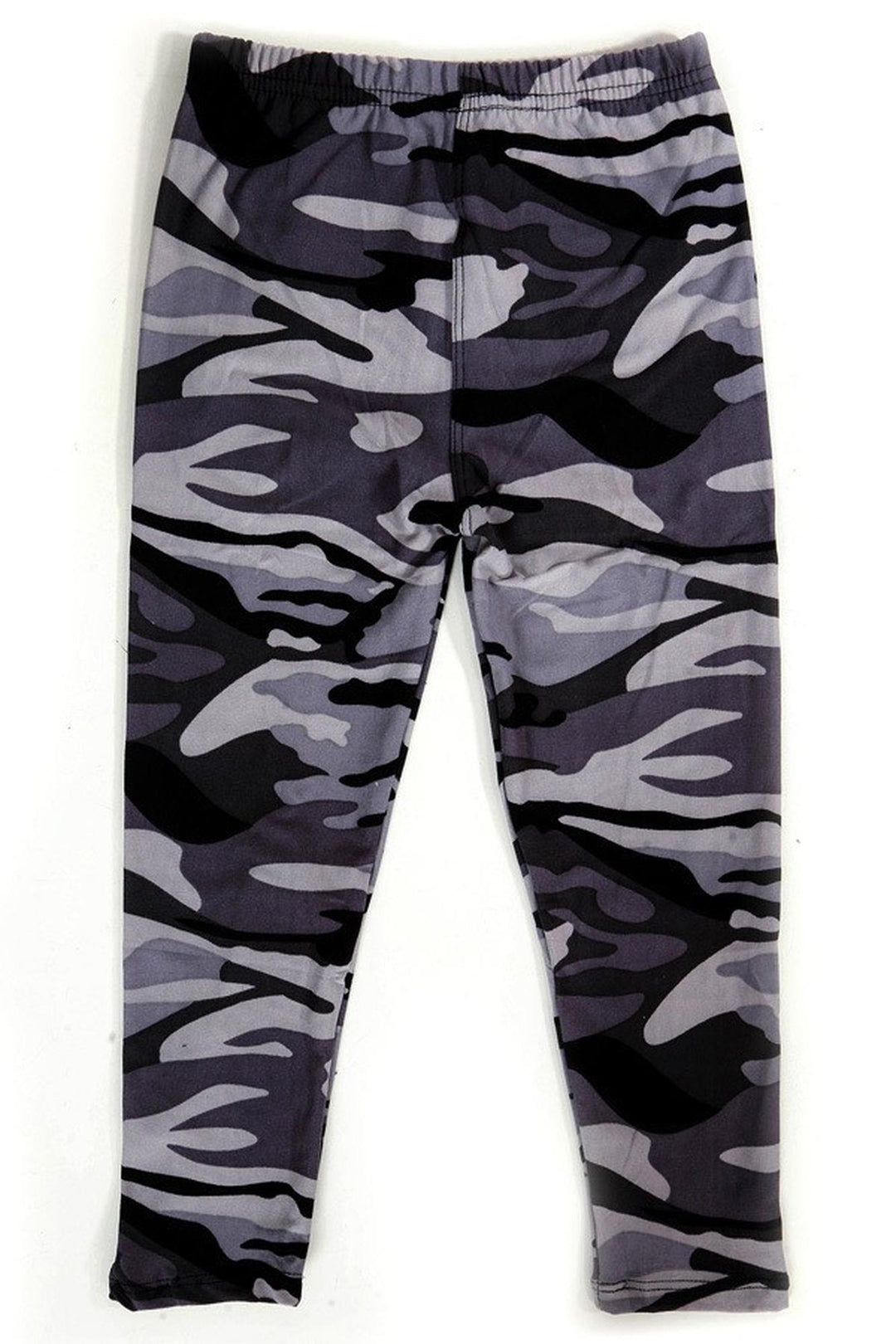 Wholesale Buttery Soft Monochrome Camouflage Kids Leggings