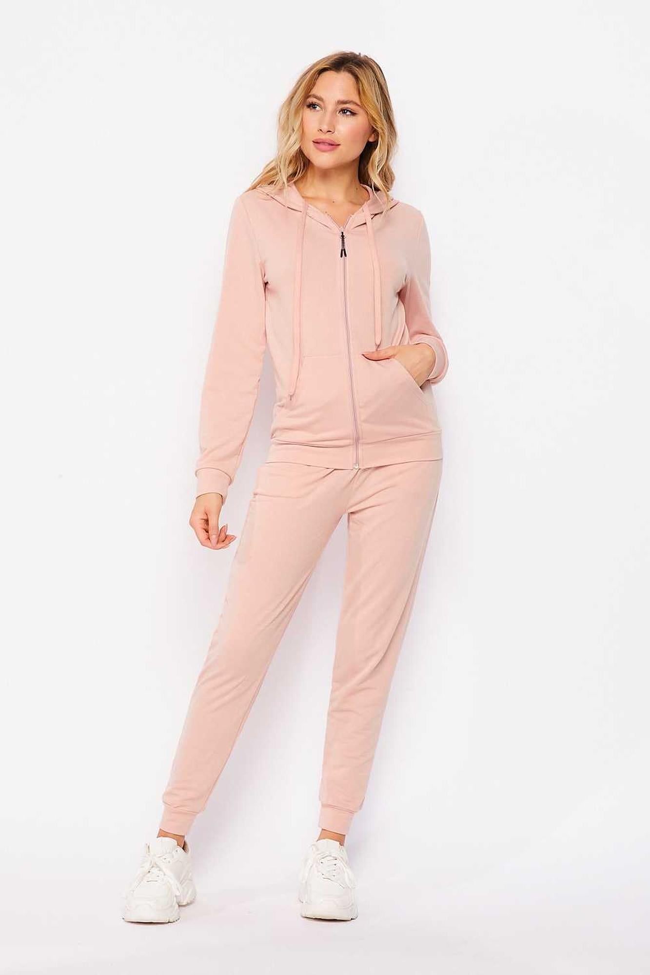 Wholesale 2 Piece French Terry Joggers and Hoodie Set