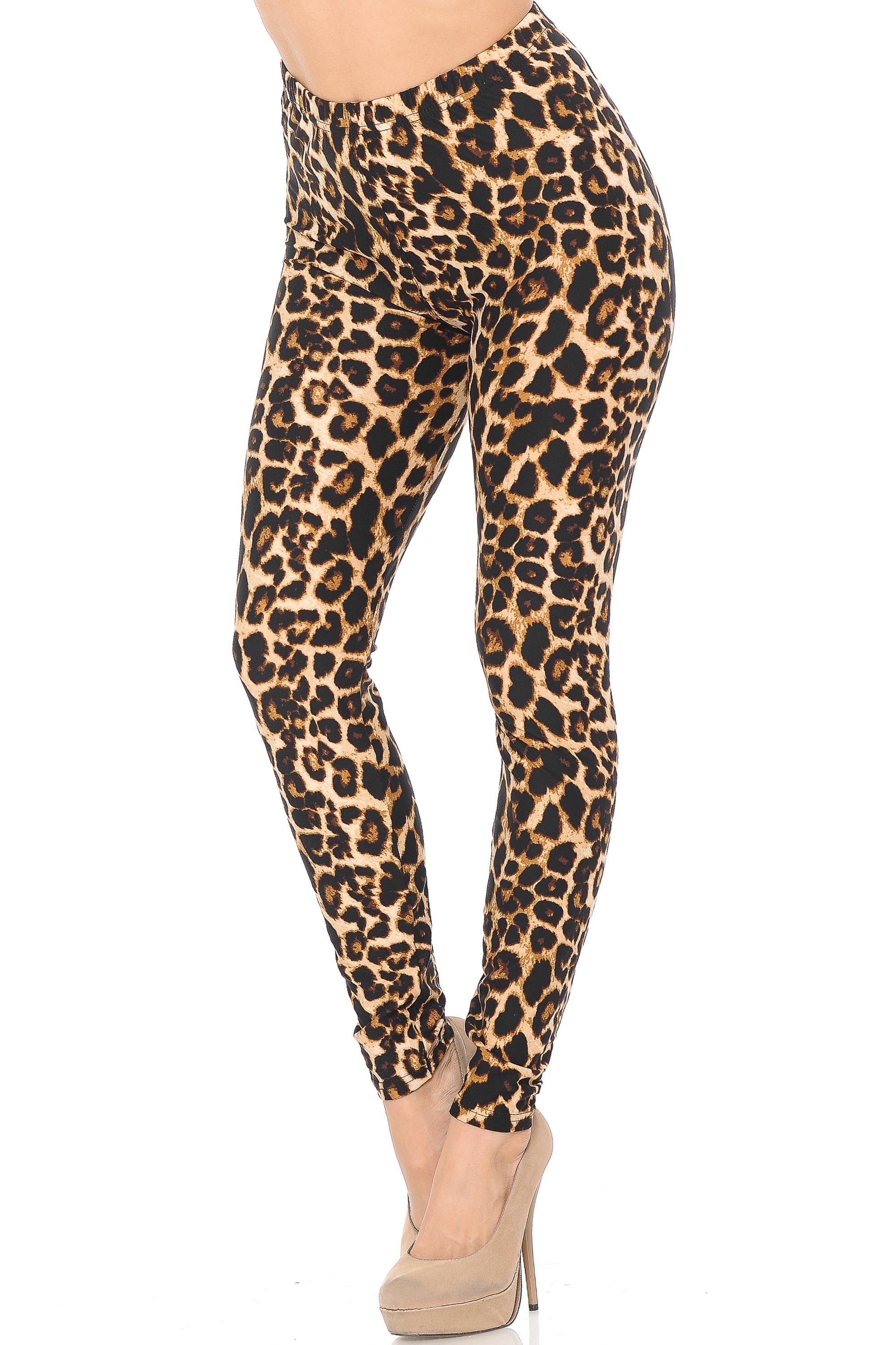 Wholesale Buttery Smooth Bold and Beautiful Leopard Leggings