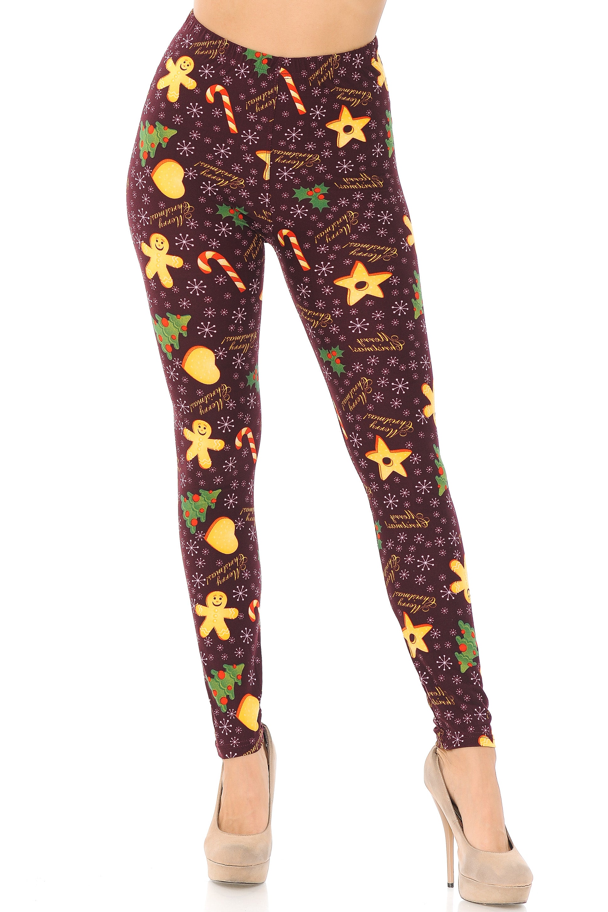 Wholesale Buttery Smooth Merry Christmas Treats and Cookies Leggings