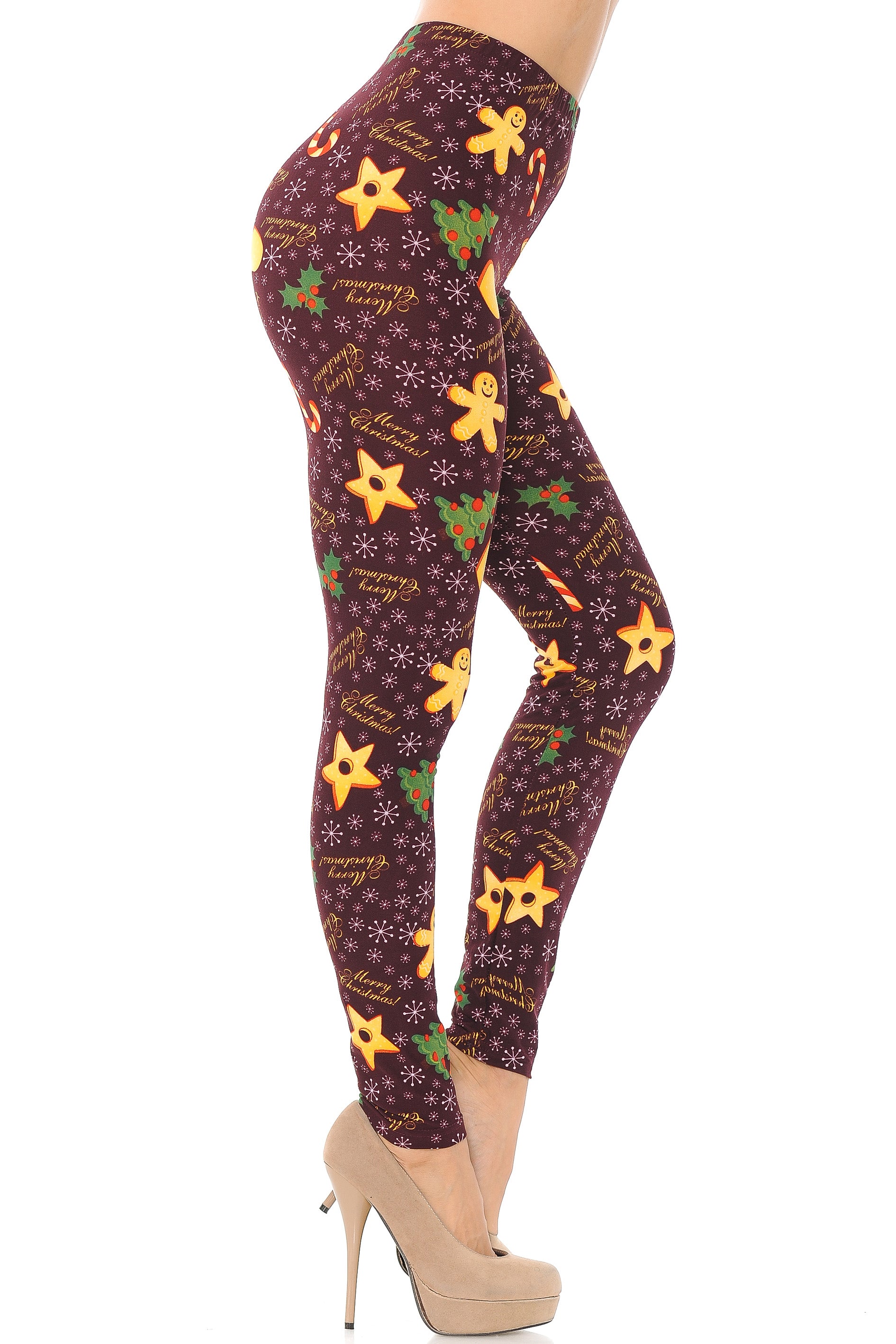Wholesale Buttery Smooth Merry Christmas Treats and Cookies Leggings
