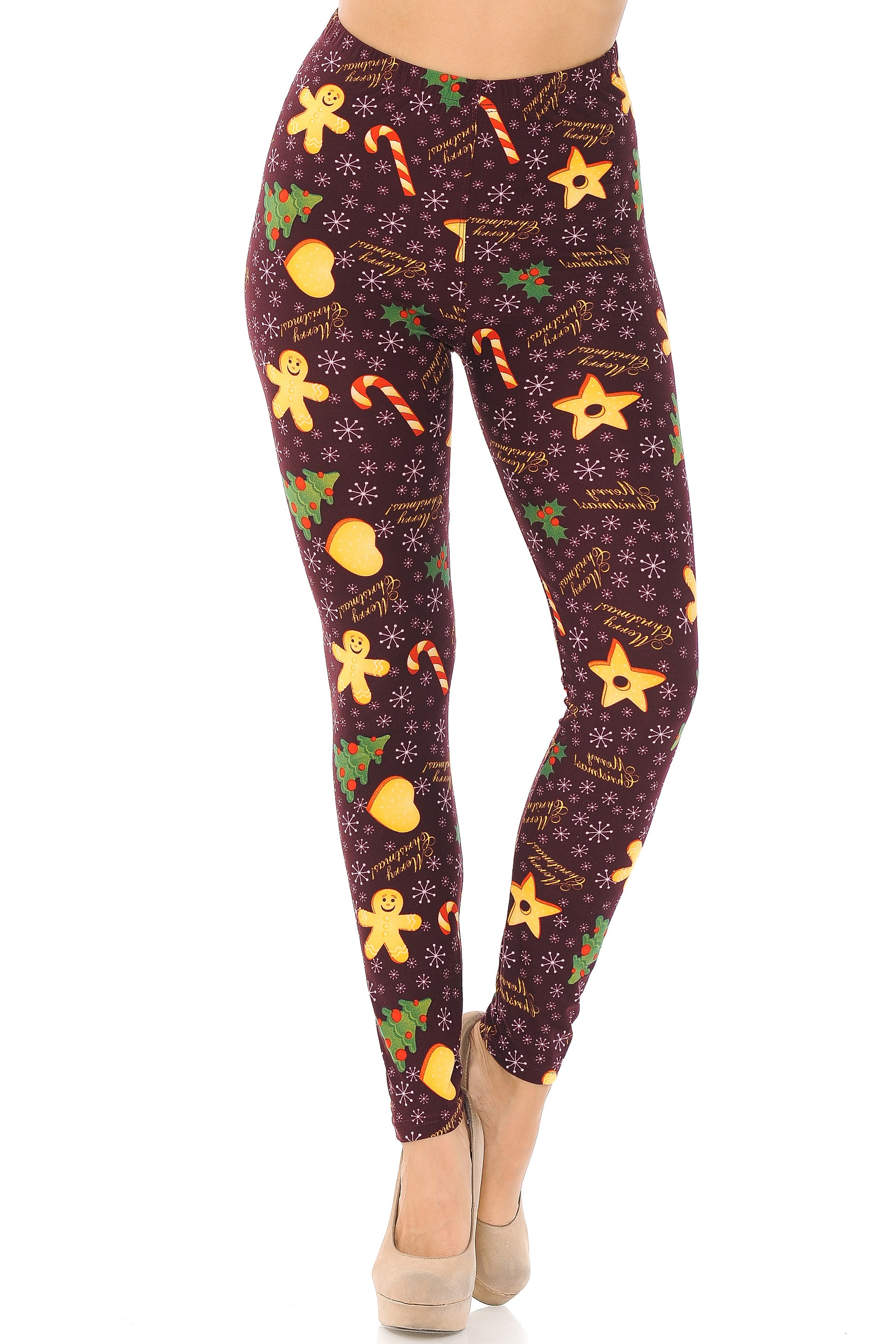 Wholesale Buttery Smooth Merry Christmas Treats and Cookies Leggings