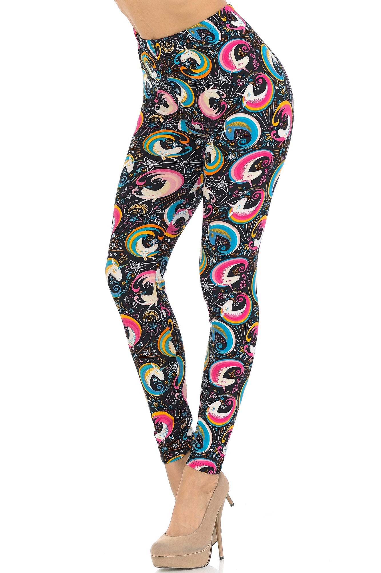 Wholesale Buttery Smooth Groovy Hip Unicorn Leggings