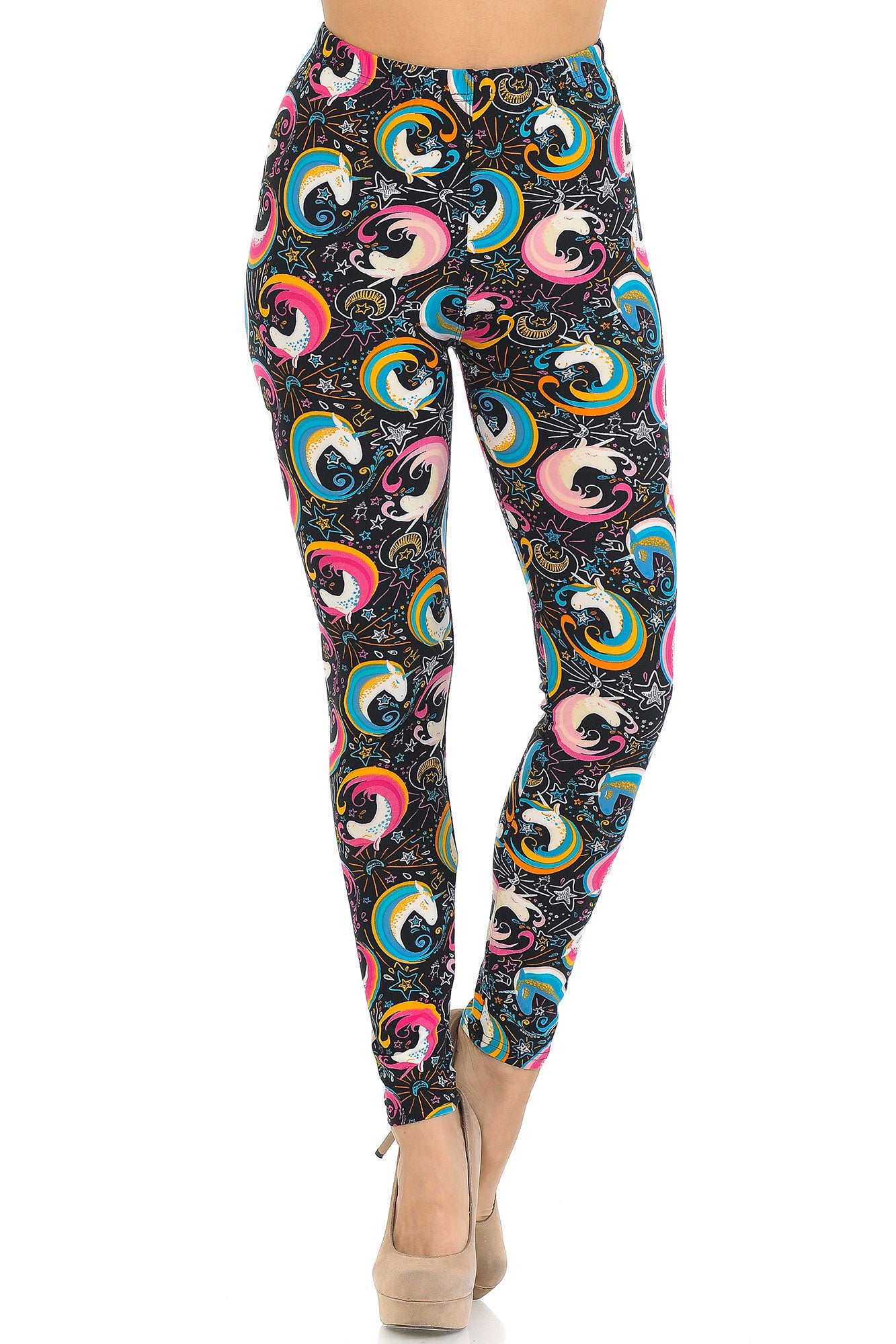 Wholesale Buttery Smooth Groovy Hip Unicorn Leggings