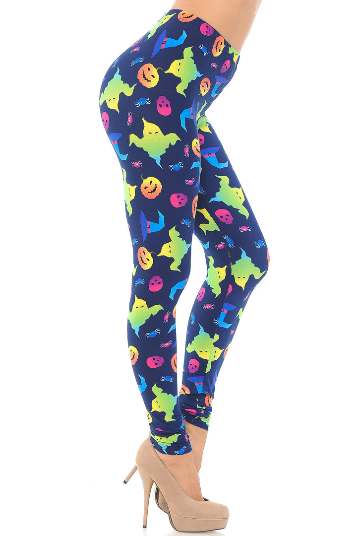 Wholesale Buttery Smooth Ghostbusters Ghosts Halloween Leggings