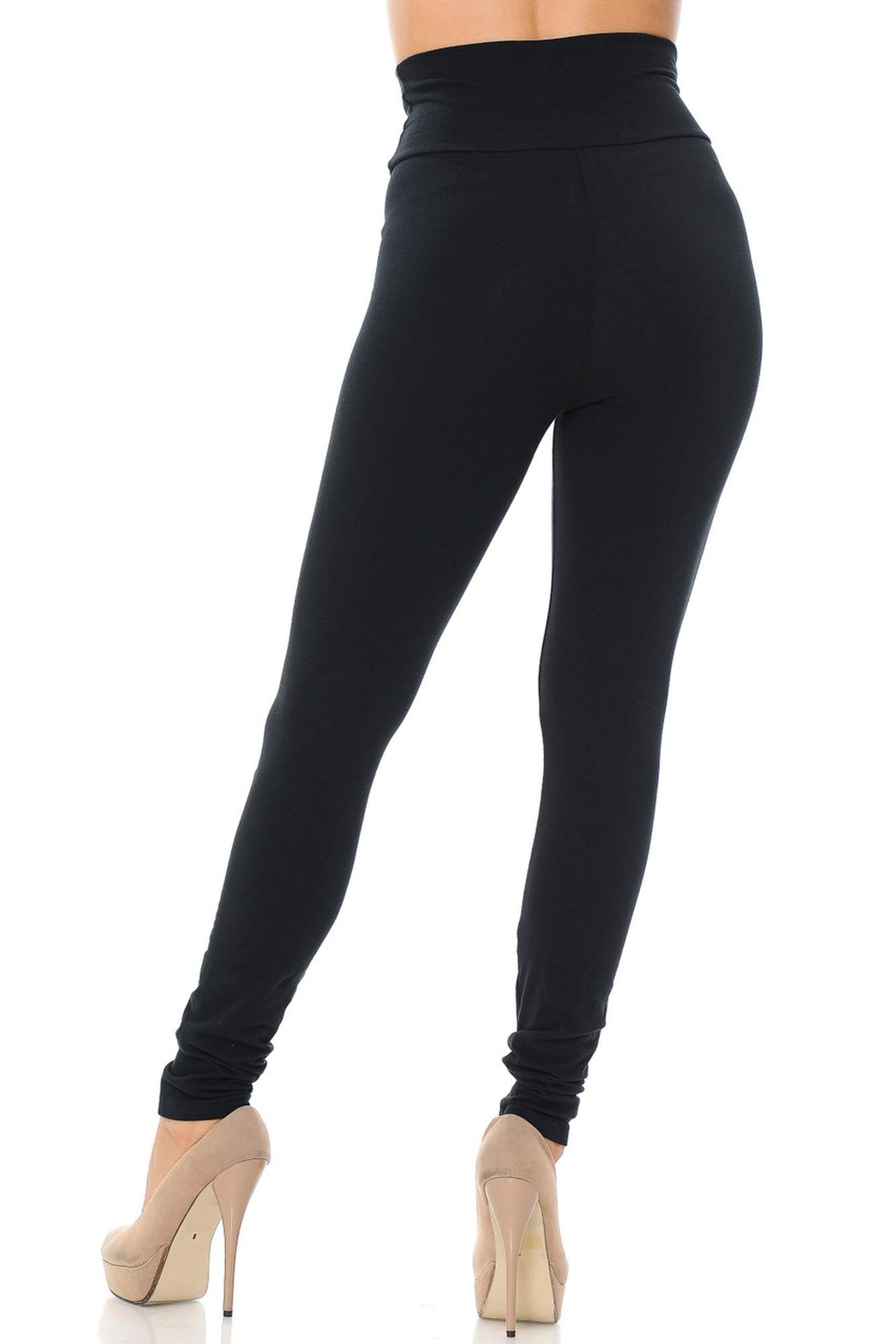 Wholesale High Waisted Cotton Leggings - Imported