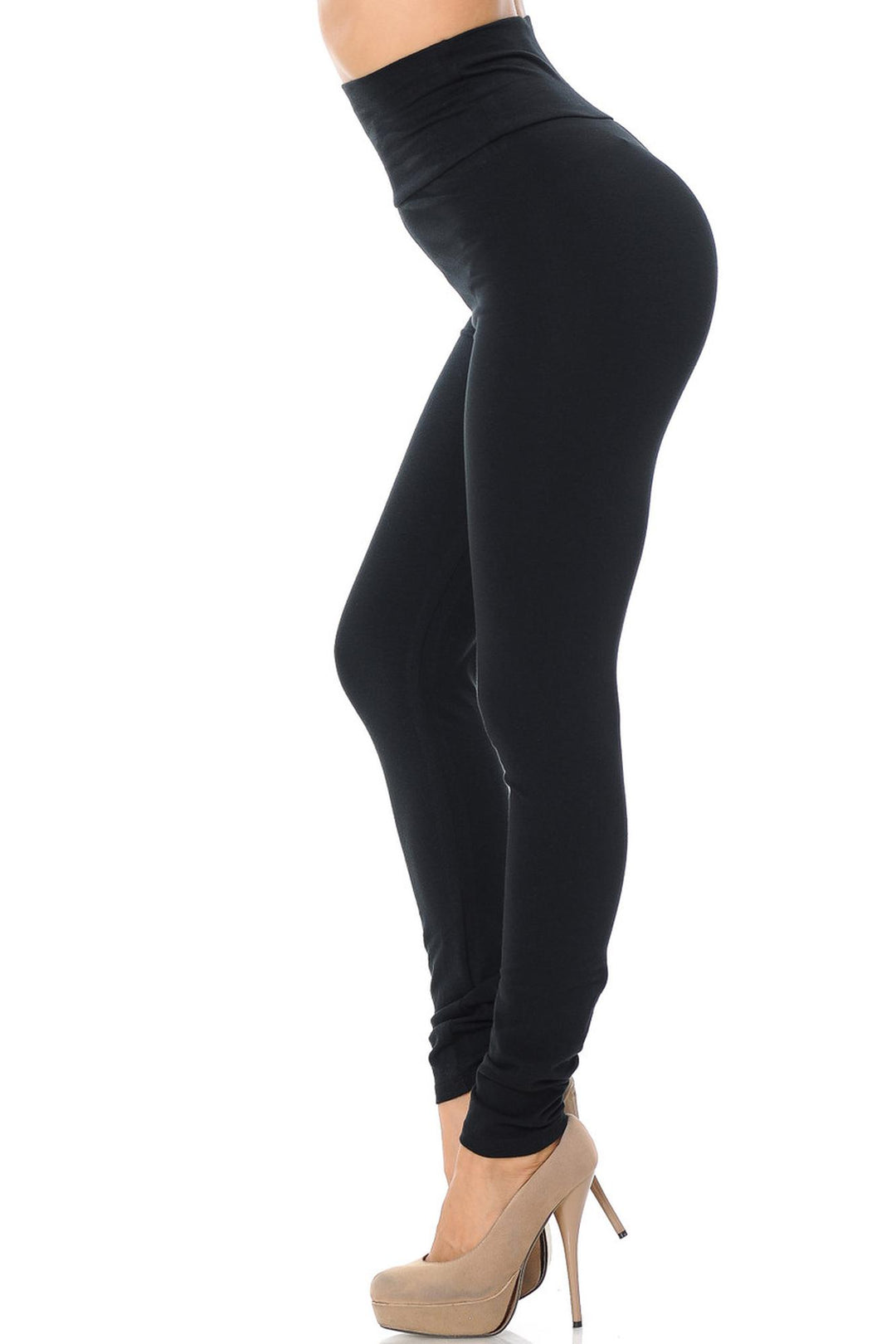 Wholesale High Waisted Cotton Leggings - Imported