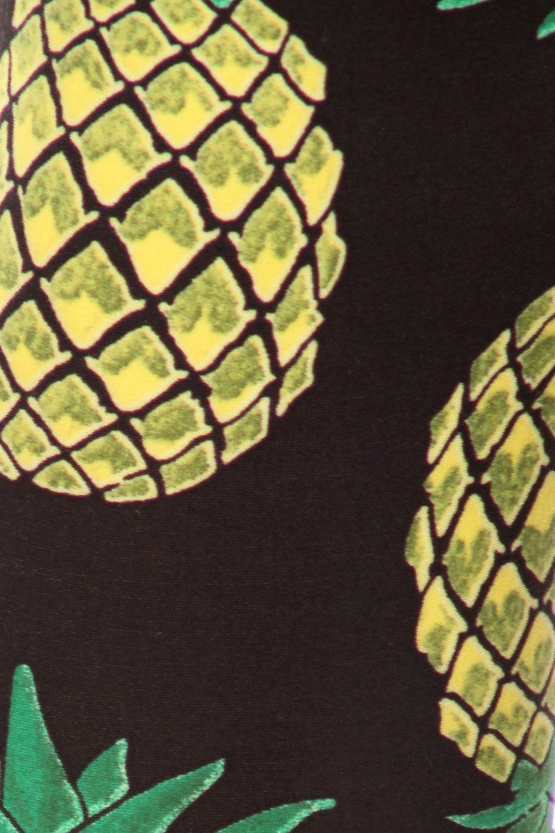 Wholesale Buttery Soft Green Pineapple Leggings - EEVEE