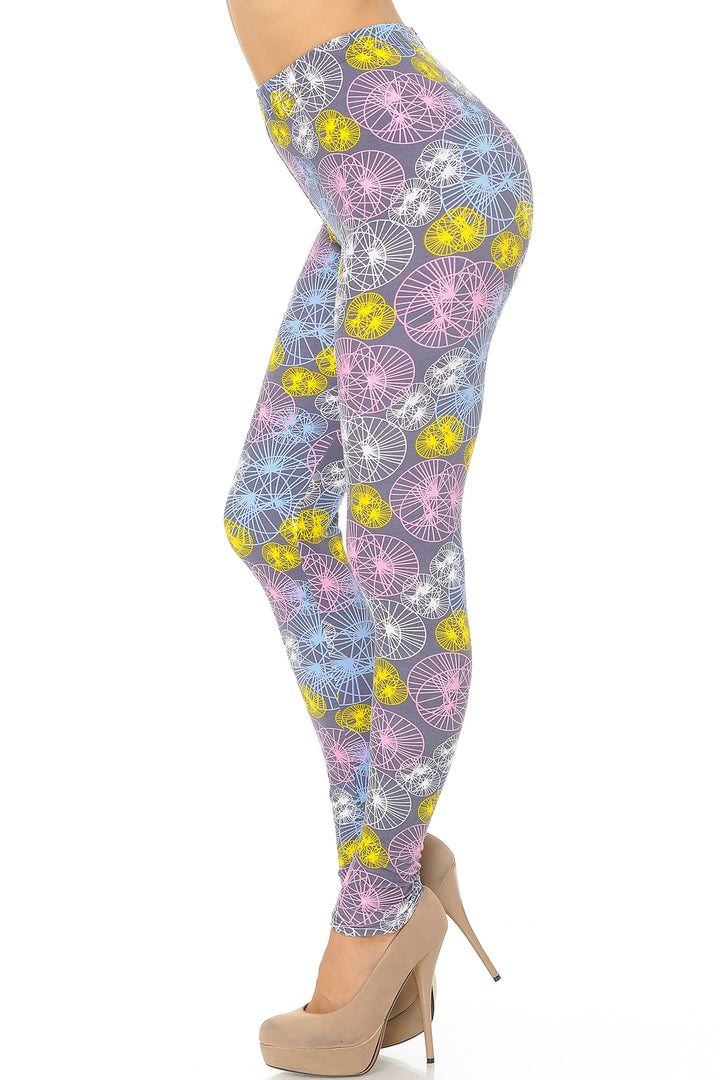 Wholesale Buttery Smooth Geometric Spindles Leggings