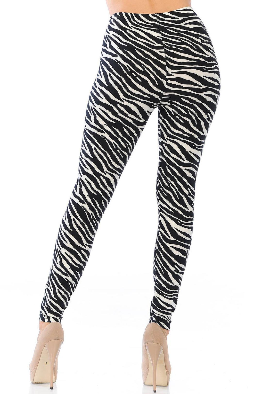 Wholesale Buttery Smooth Zebra Leggings