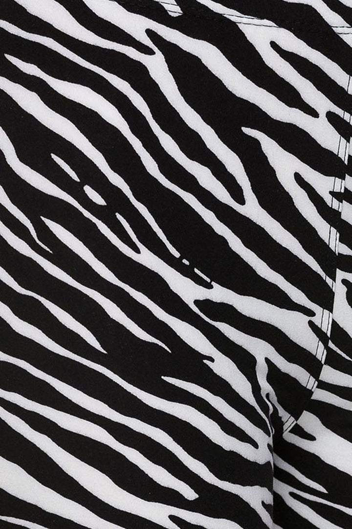 Wholesale Buttery Smooth Zebra Leggings
