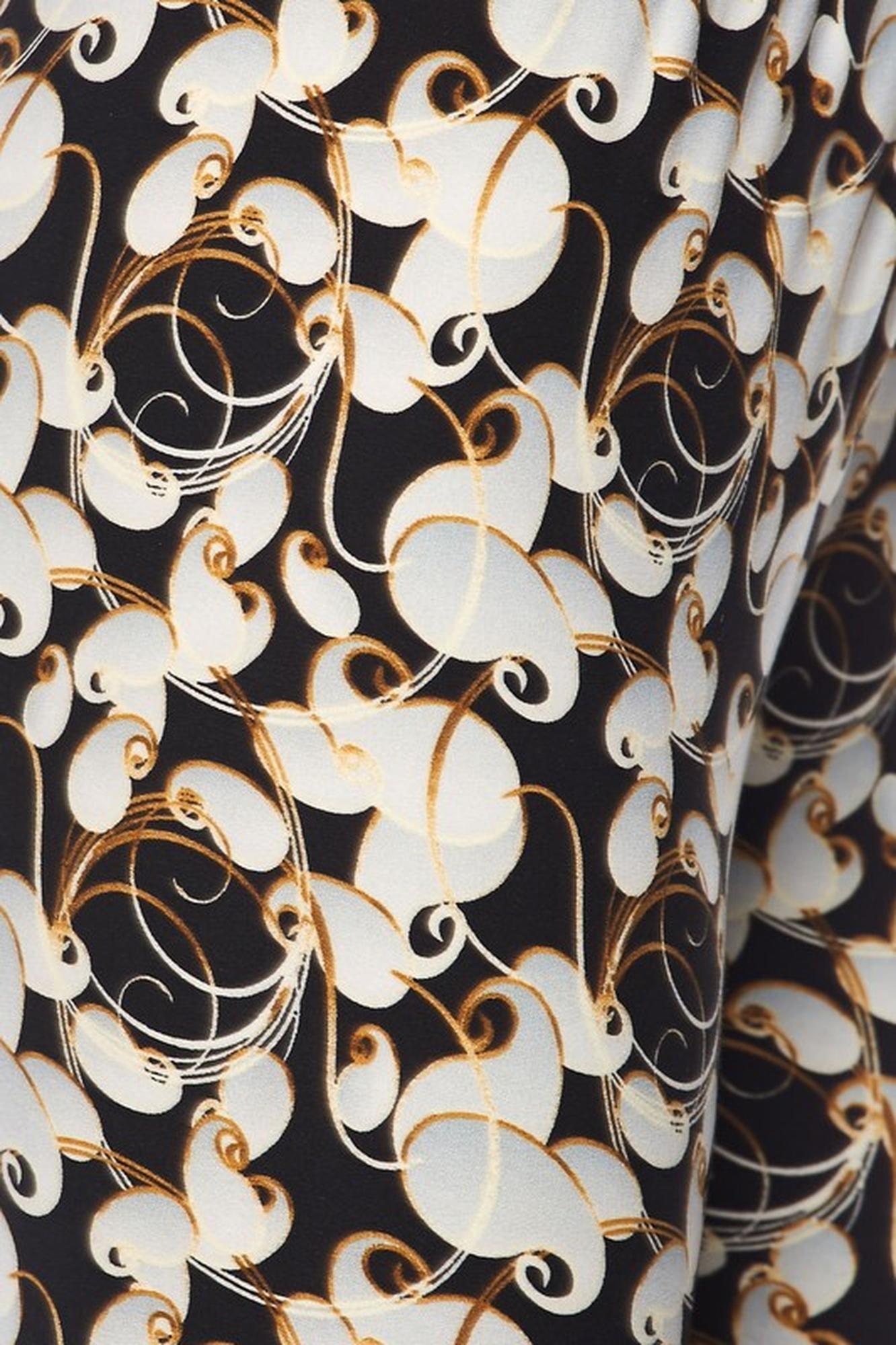 Wholesale Buttery Soft Ivory Petals Leggings