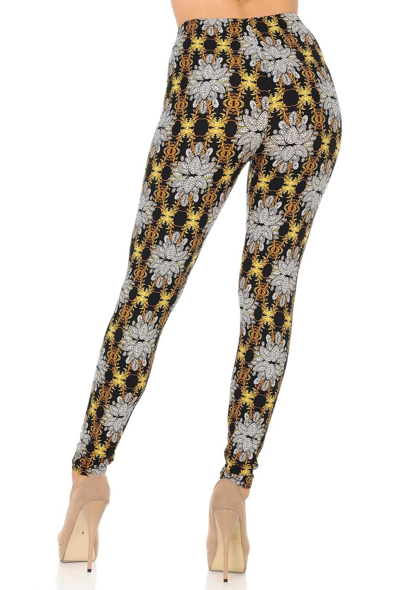 Wholesale Buttery Soft Elegant Emblem Leggings