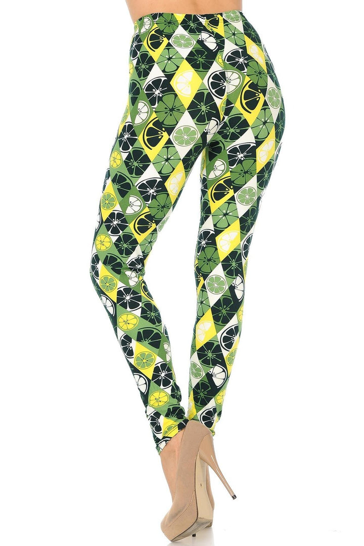 Wholesale Buttery Soft Luck of the Irish Lime Leggings