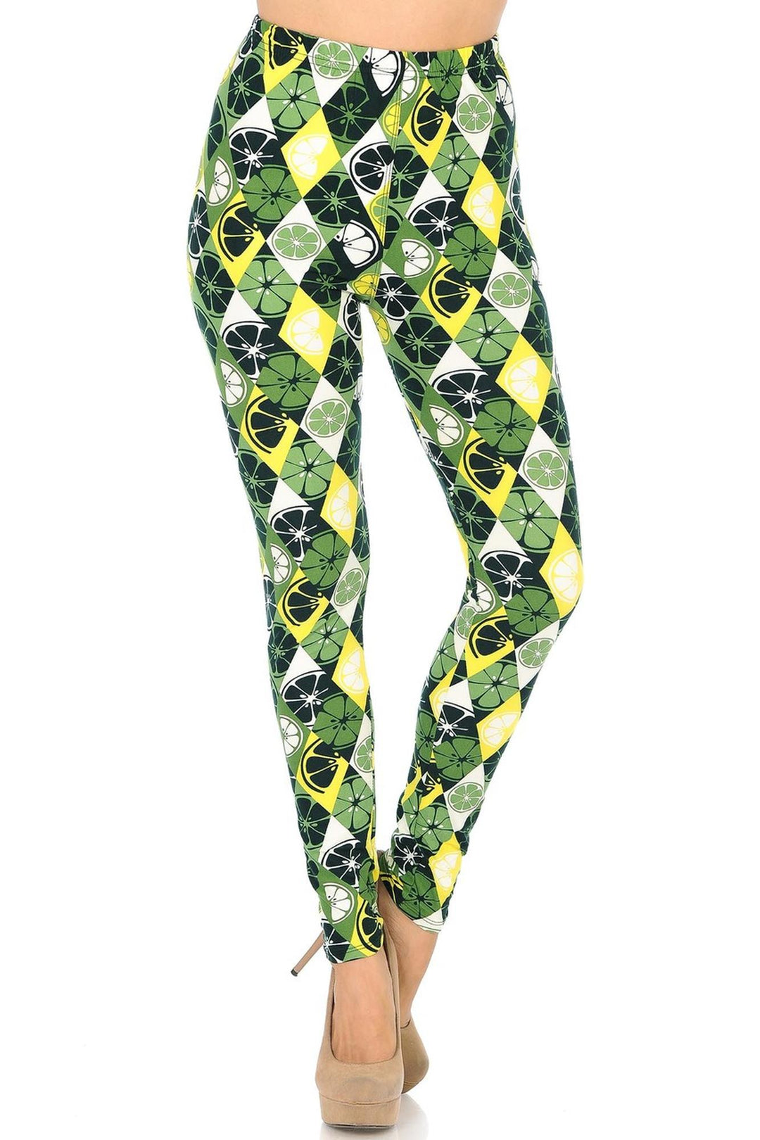 Wholesale Buttery Soft Luck of the Irish Lime Leggings