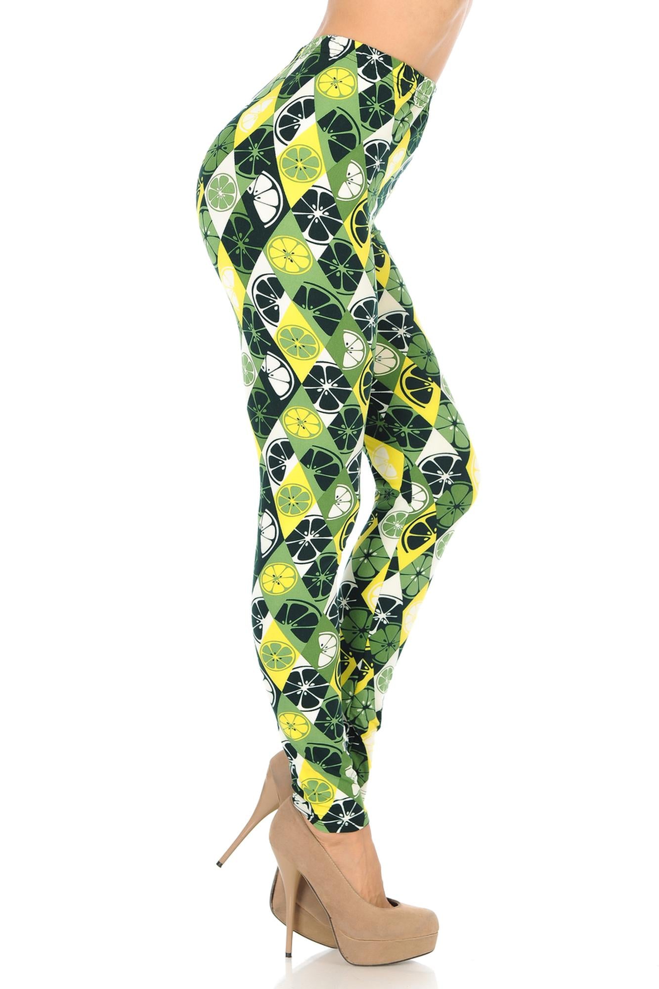 Wholesale Buttery Soft Luck of the Irish Lime Leggings