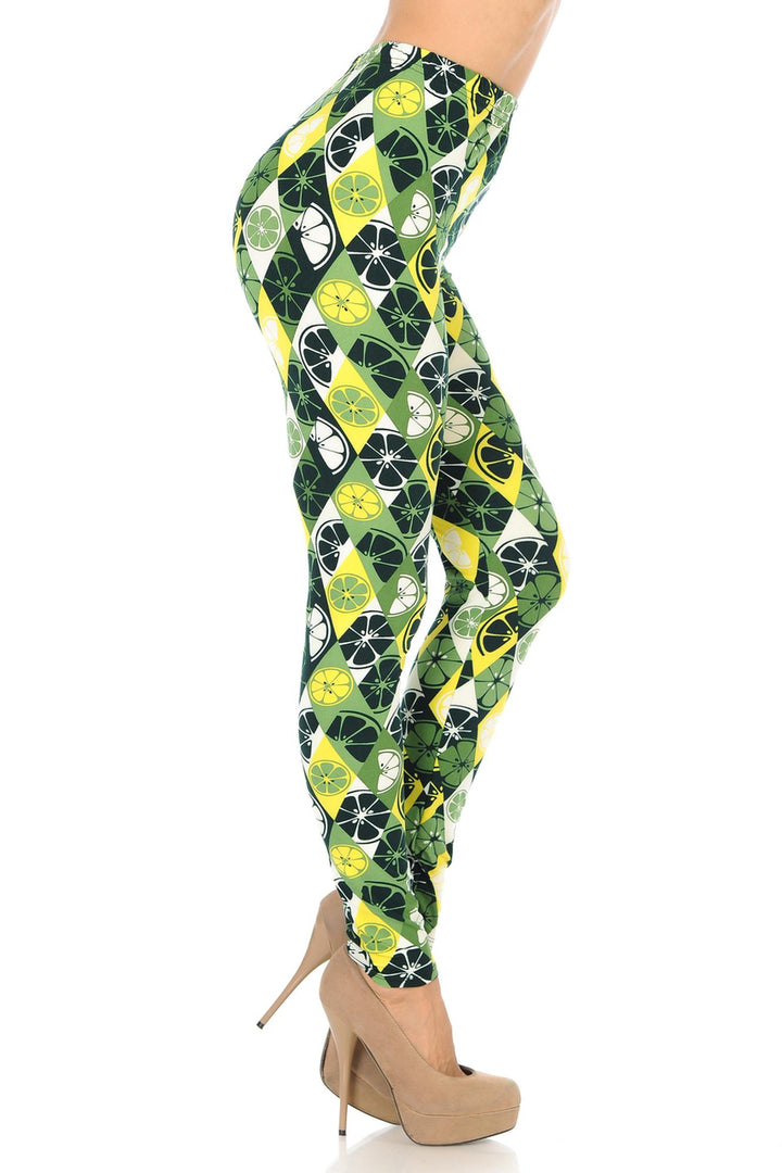Wholesale Buttery Soft Luck of the Irish Lime Leggings