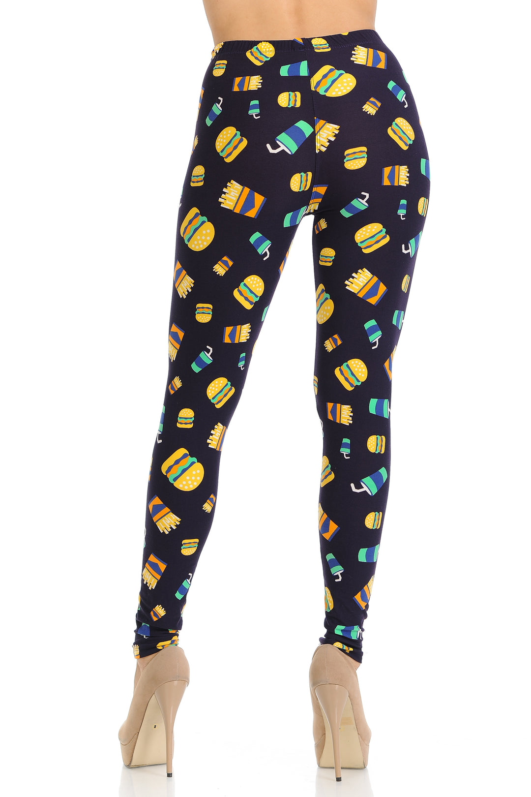 Wholesale Buttery Soft Fast Food Leggings