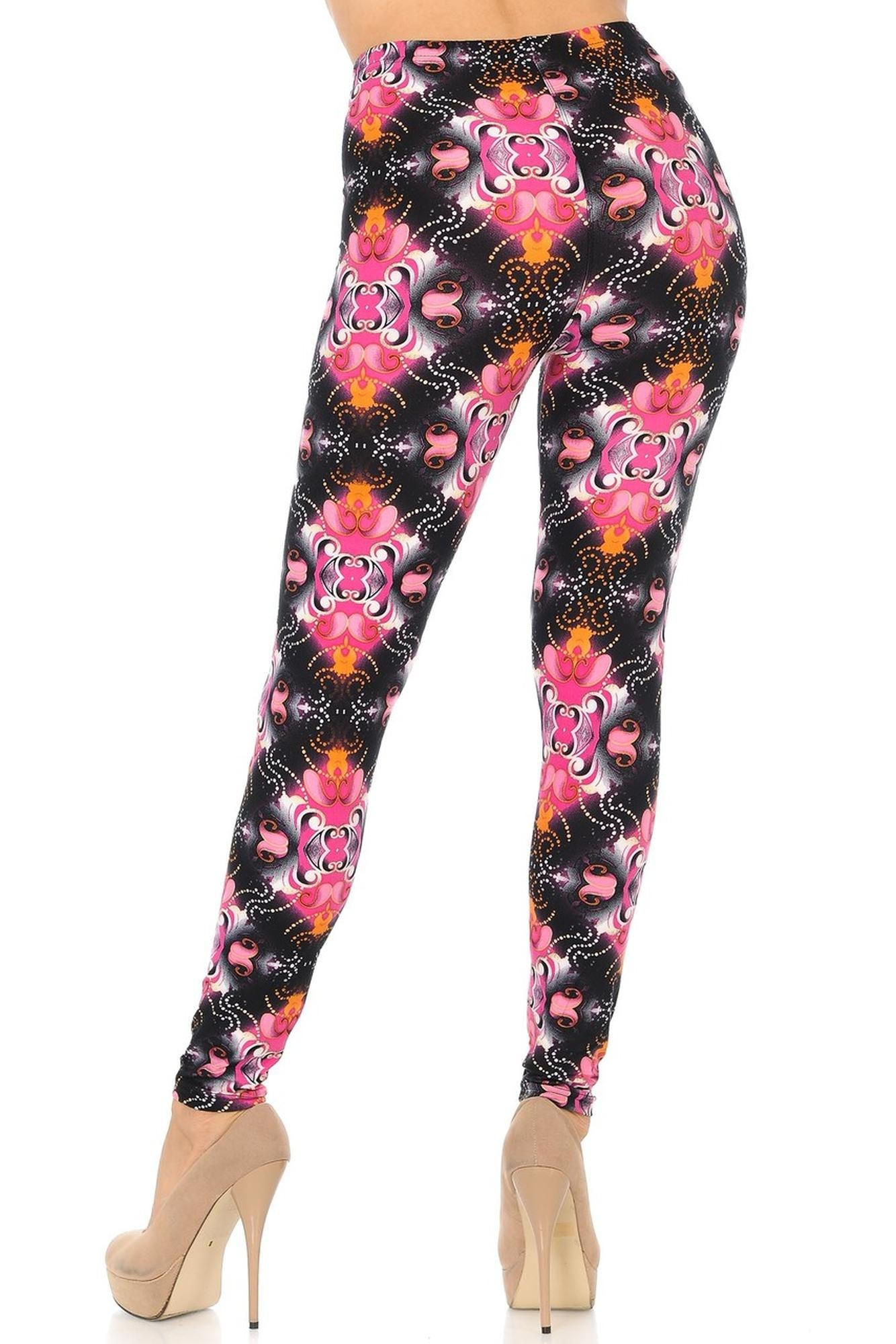Wholesale Buttery Smooth Fuchsia Shangri-La Leggings